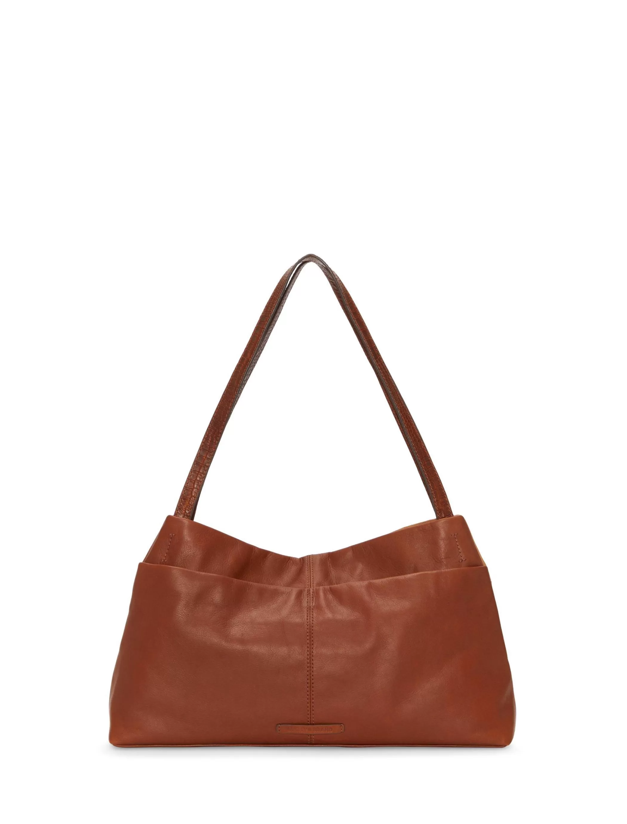 Lucky Brand Handbags*jema shoulder bag open brown/rust