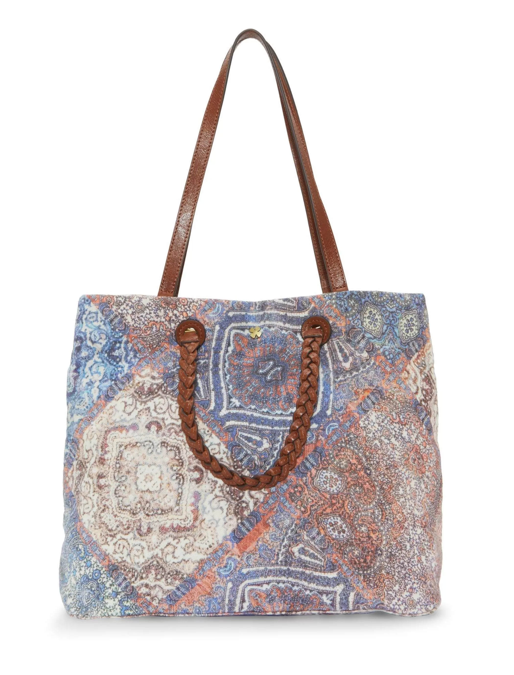 Lucky Brand Handbags*jema tote patch heritage patchwork