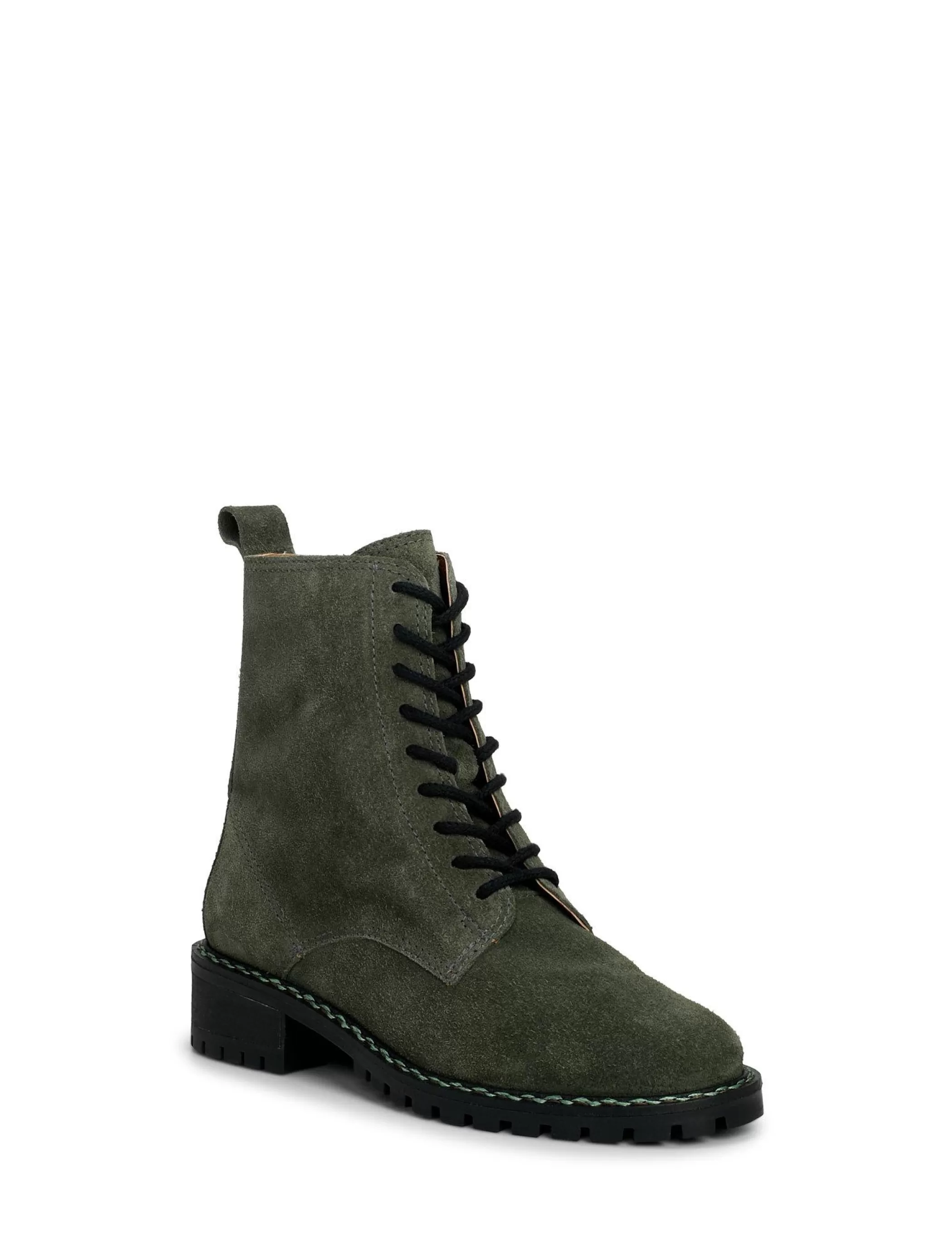 Lucky Brand Shoes*kancie combat boot dark green