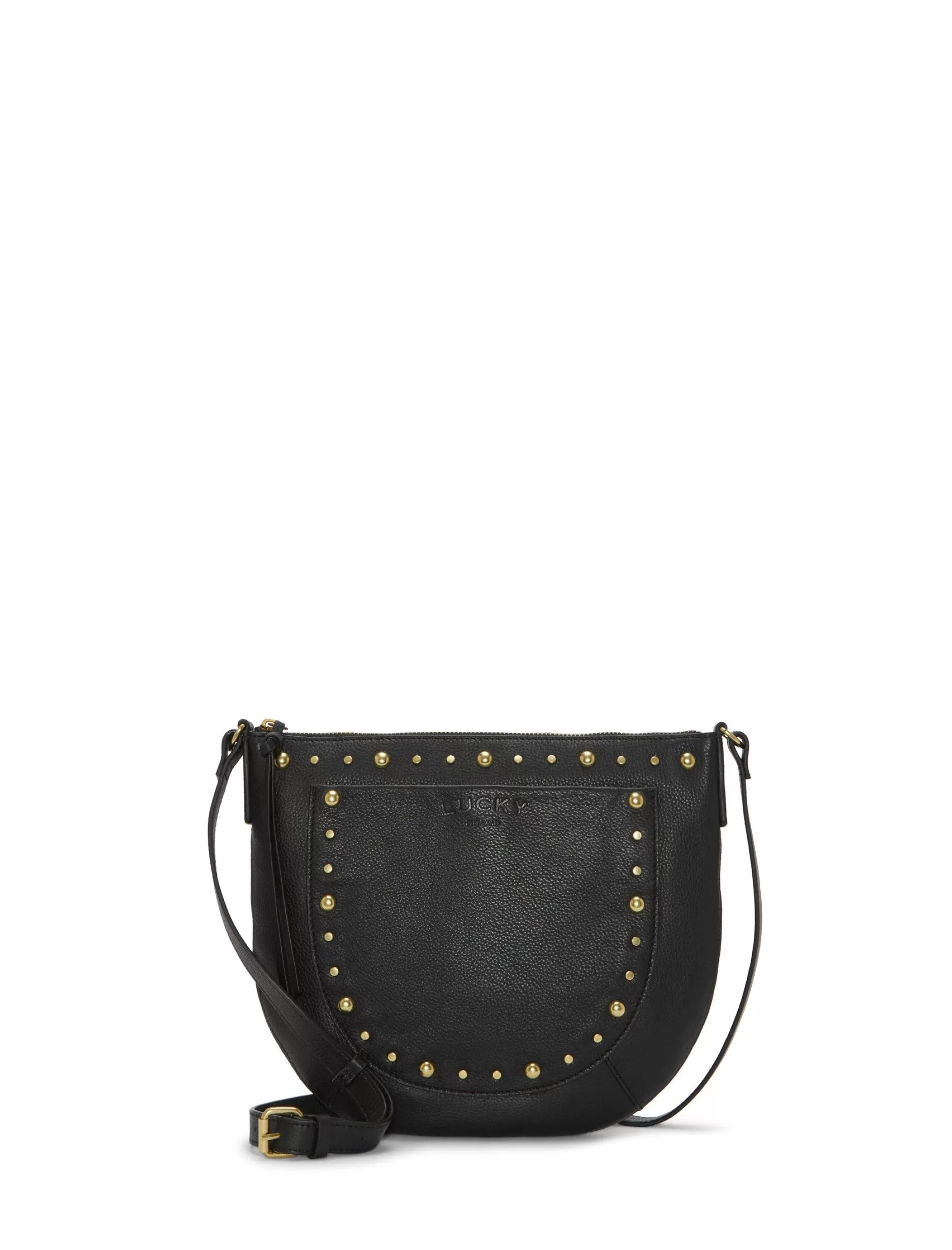 Lucky Brand Handbags*kyla studded crossbody bag black