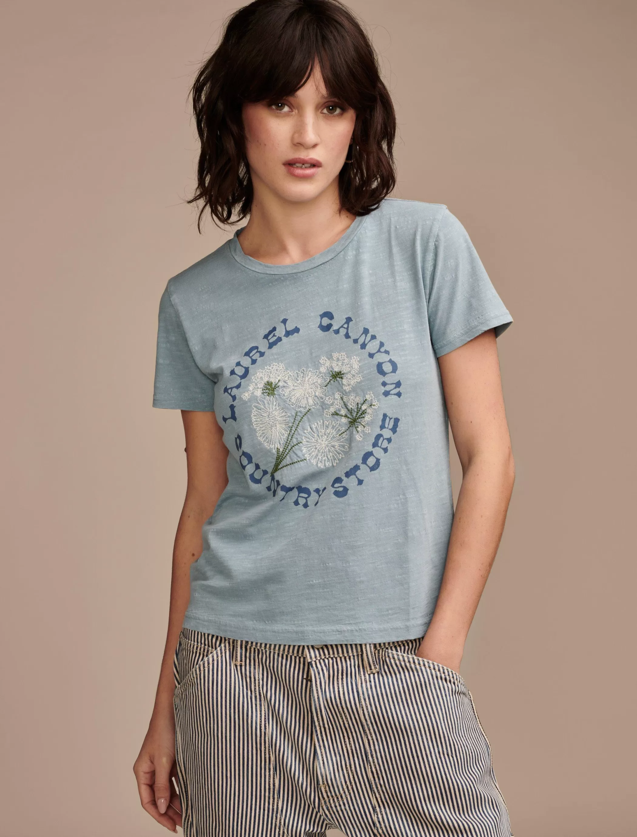 Lucky Brand Graphic Tees*laurel canyon country store classic crew mountain spring