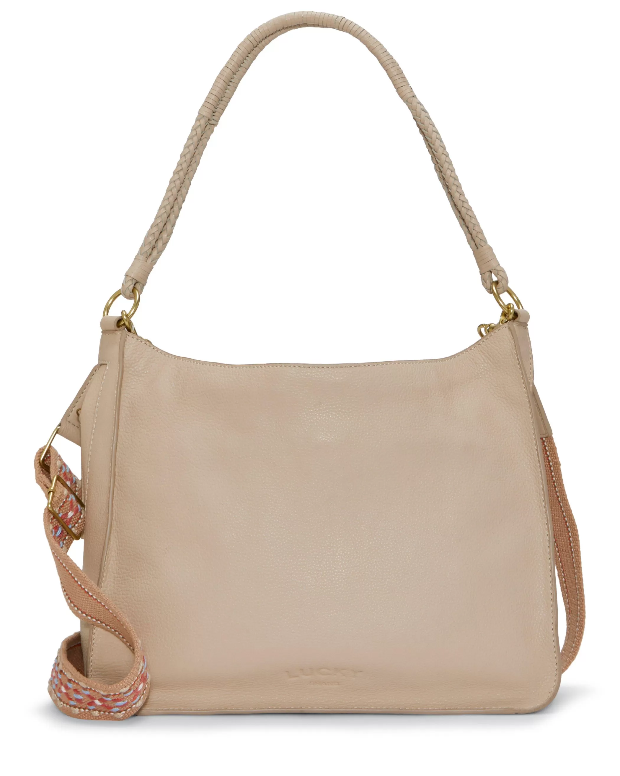 Lucky Brand Handbags*laya shoulder bag light grey