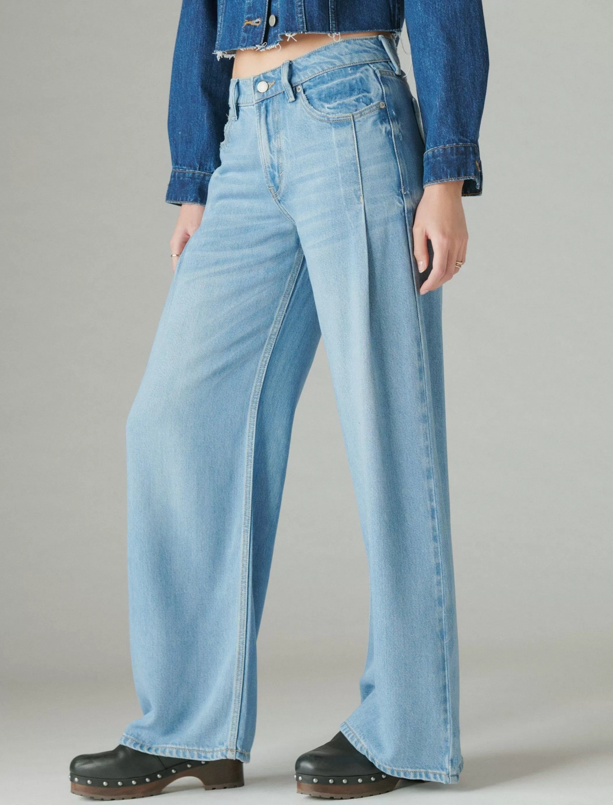 Lucky Brand Jeans | Wide Leg*liquid denim luxe palazzo river