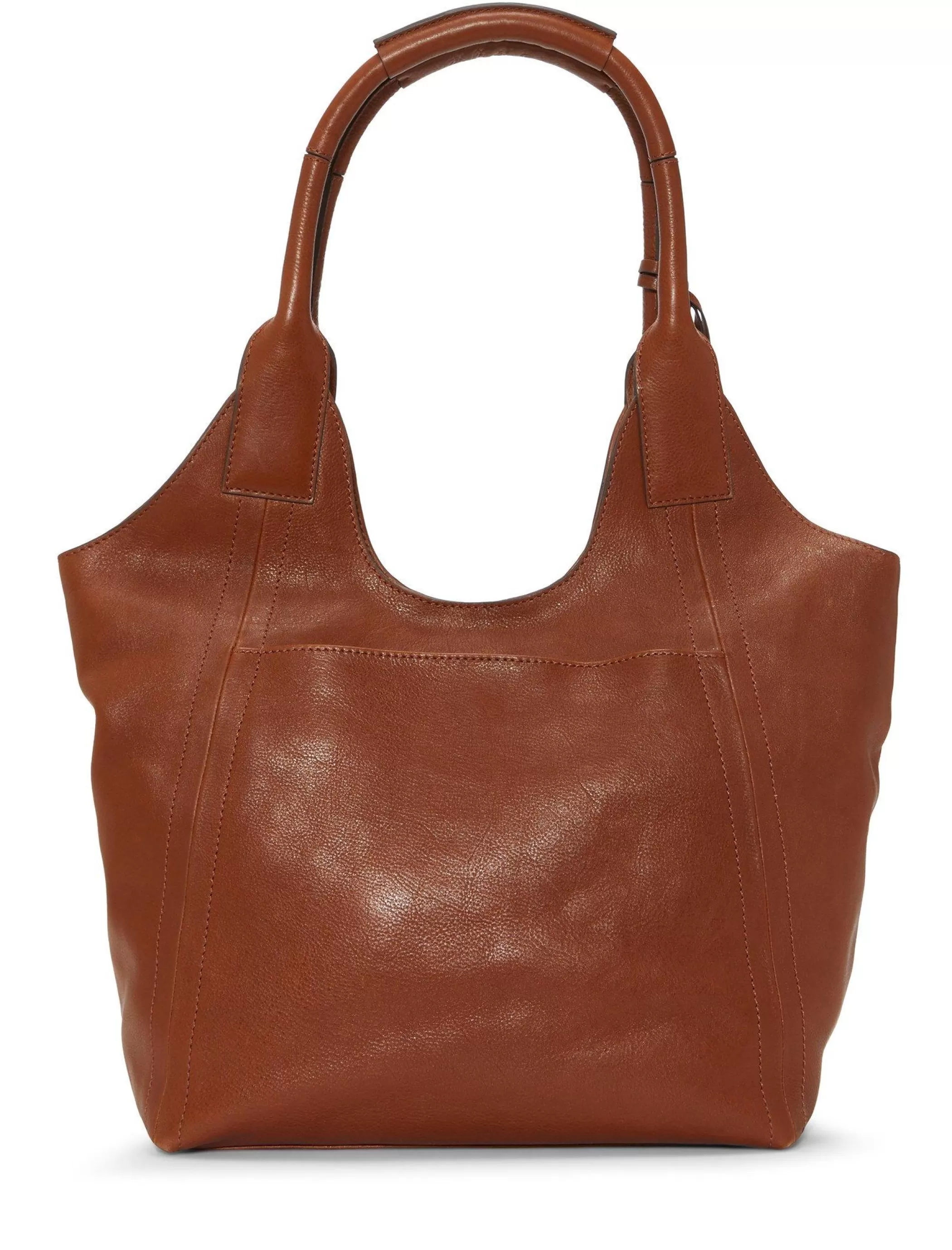 Lucky Brand Handbags*love beaded leather tote dark brown