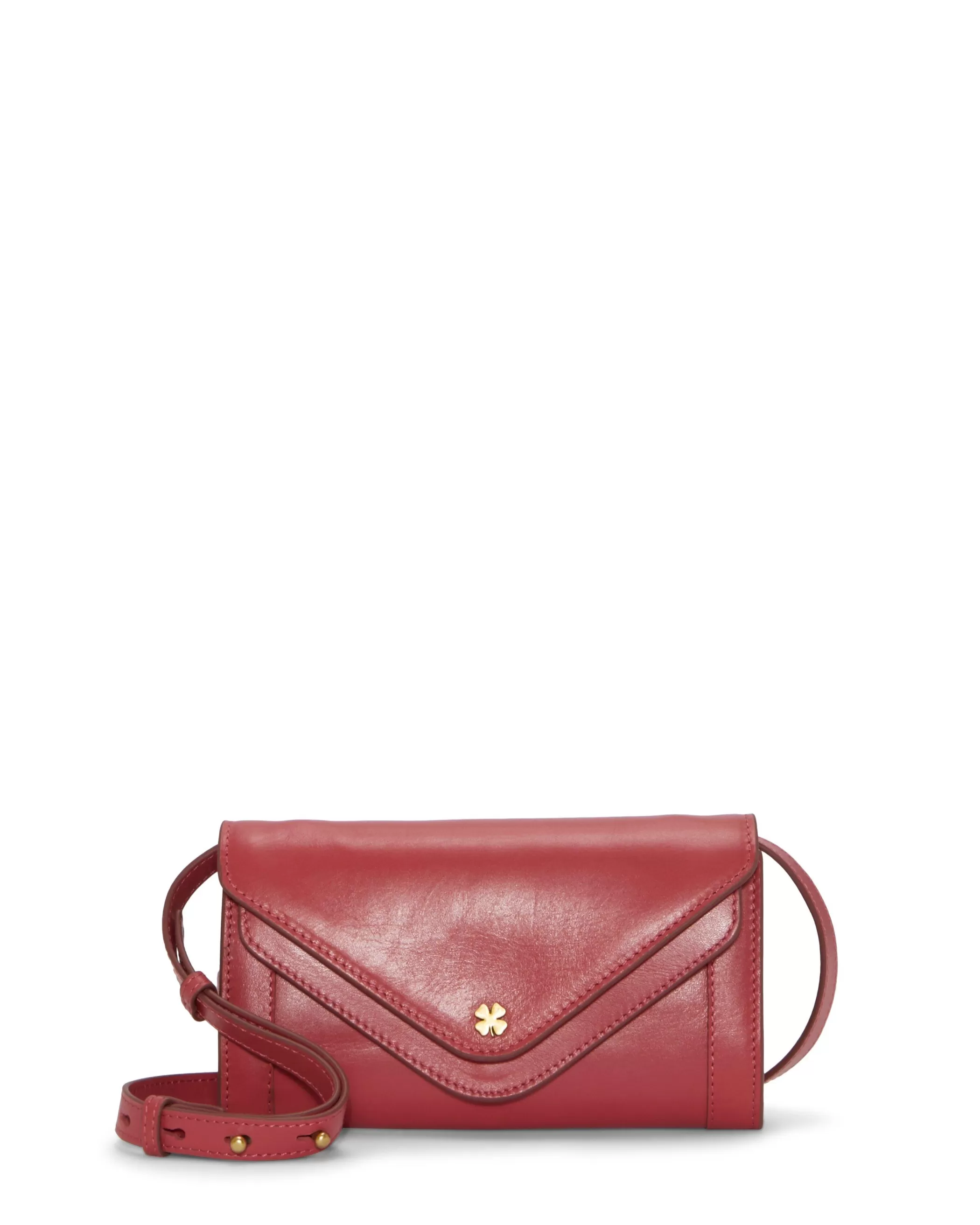 Lucky Brand Handbags*love crossbody wallet light red