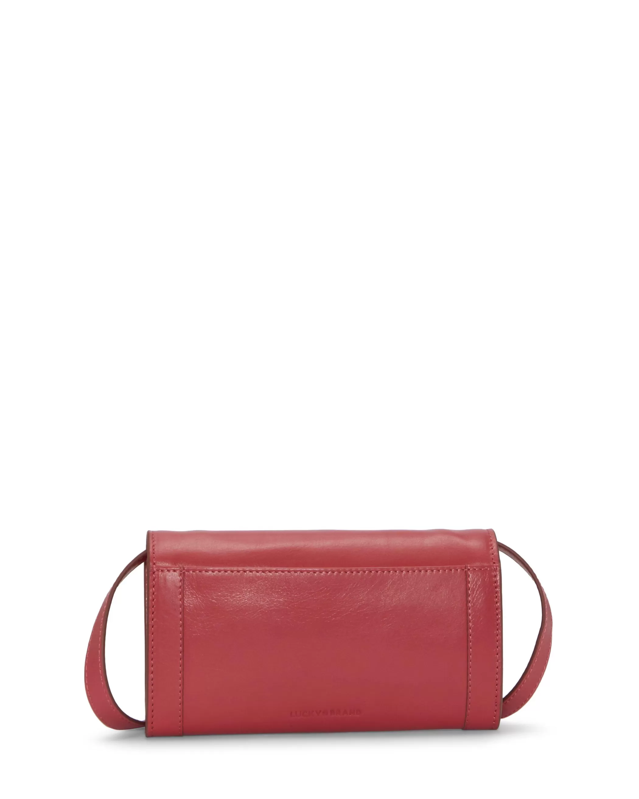 Lucky Brand Handbags*love crossbody wallet light red