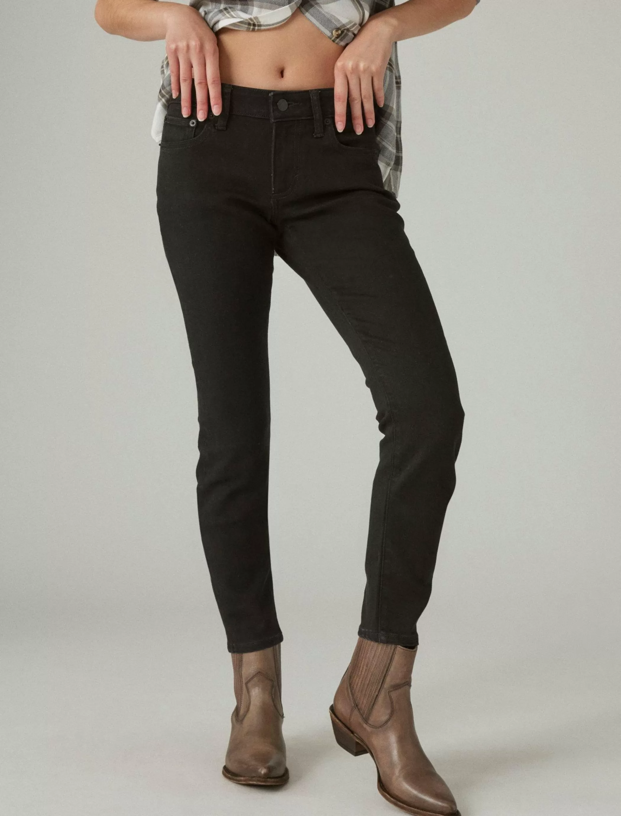 Lucky Brand Jeans | Skinny*low rise lizzie skinny clean black