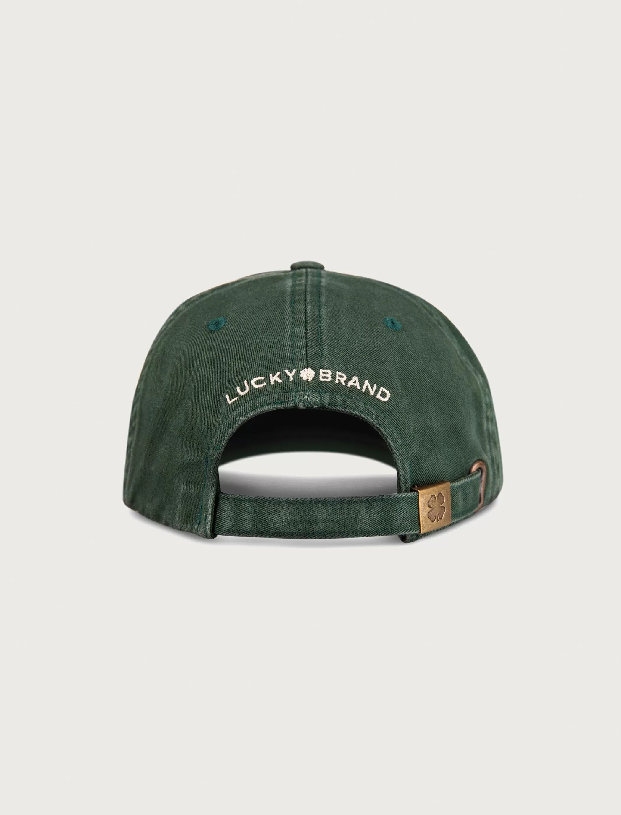 Lucky Brand Hats*lucky clover baseball hat pine green