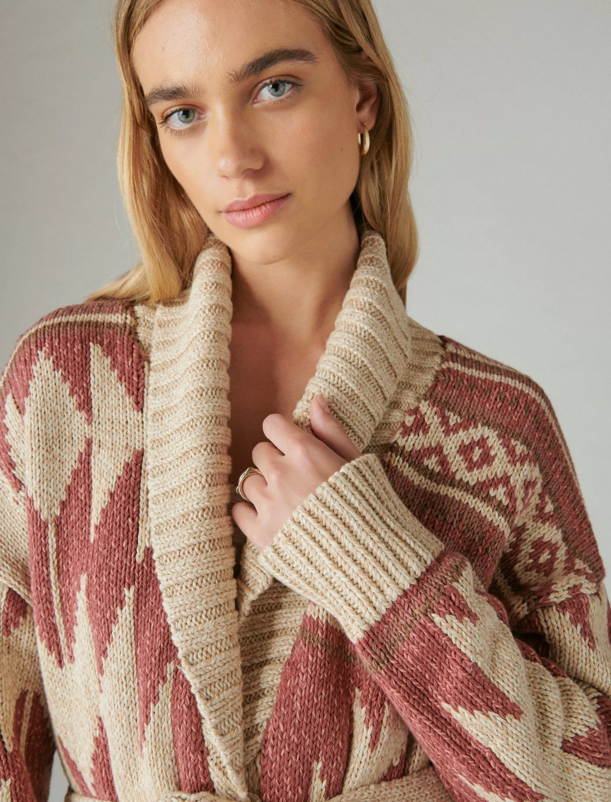 Lucky Brand Sweaters & Sweatshirts*lucky heritage cardigan apple butter combo