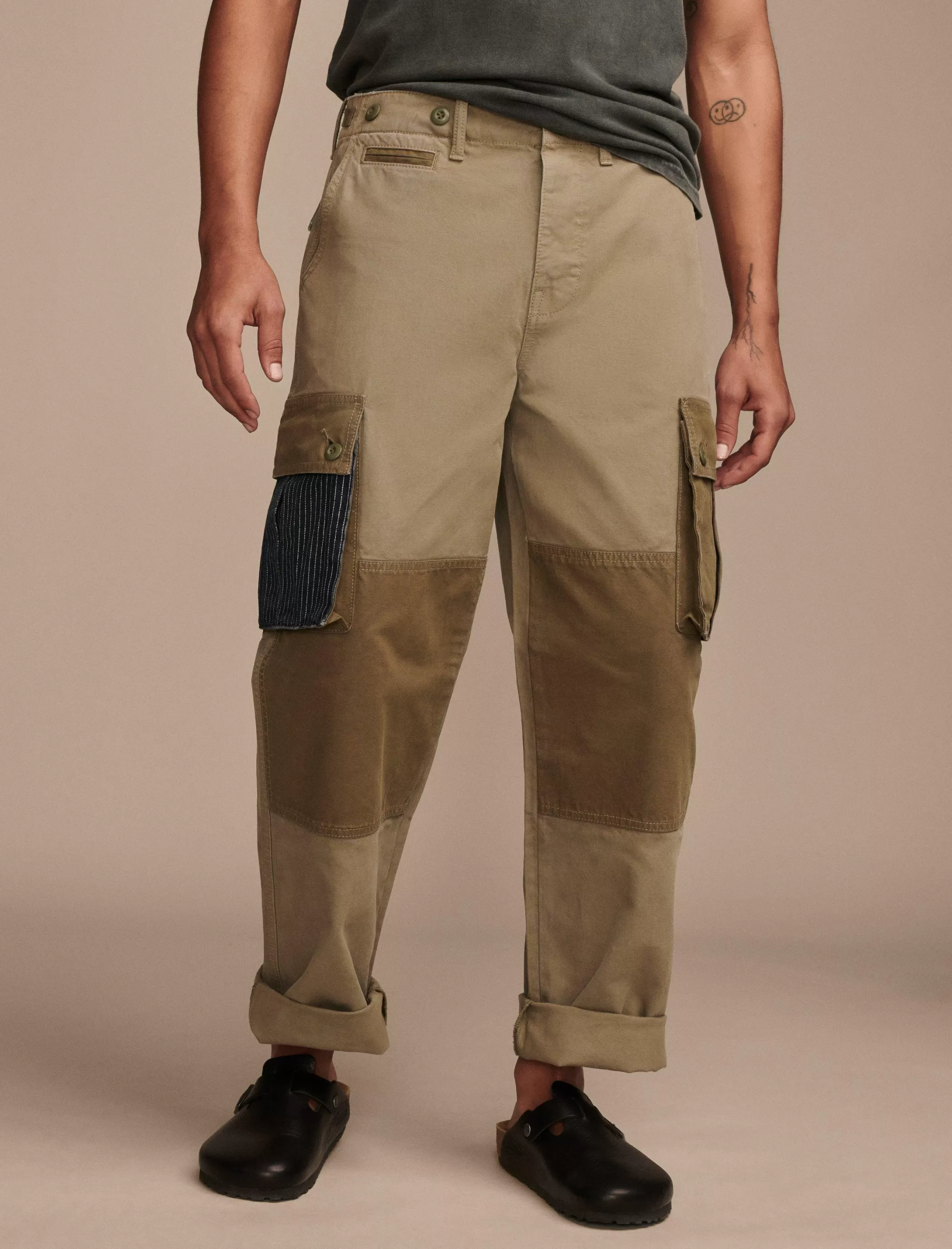 Lucky Brand Pants*lucky legend mixed media cargo pants richardson