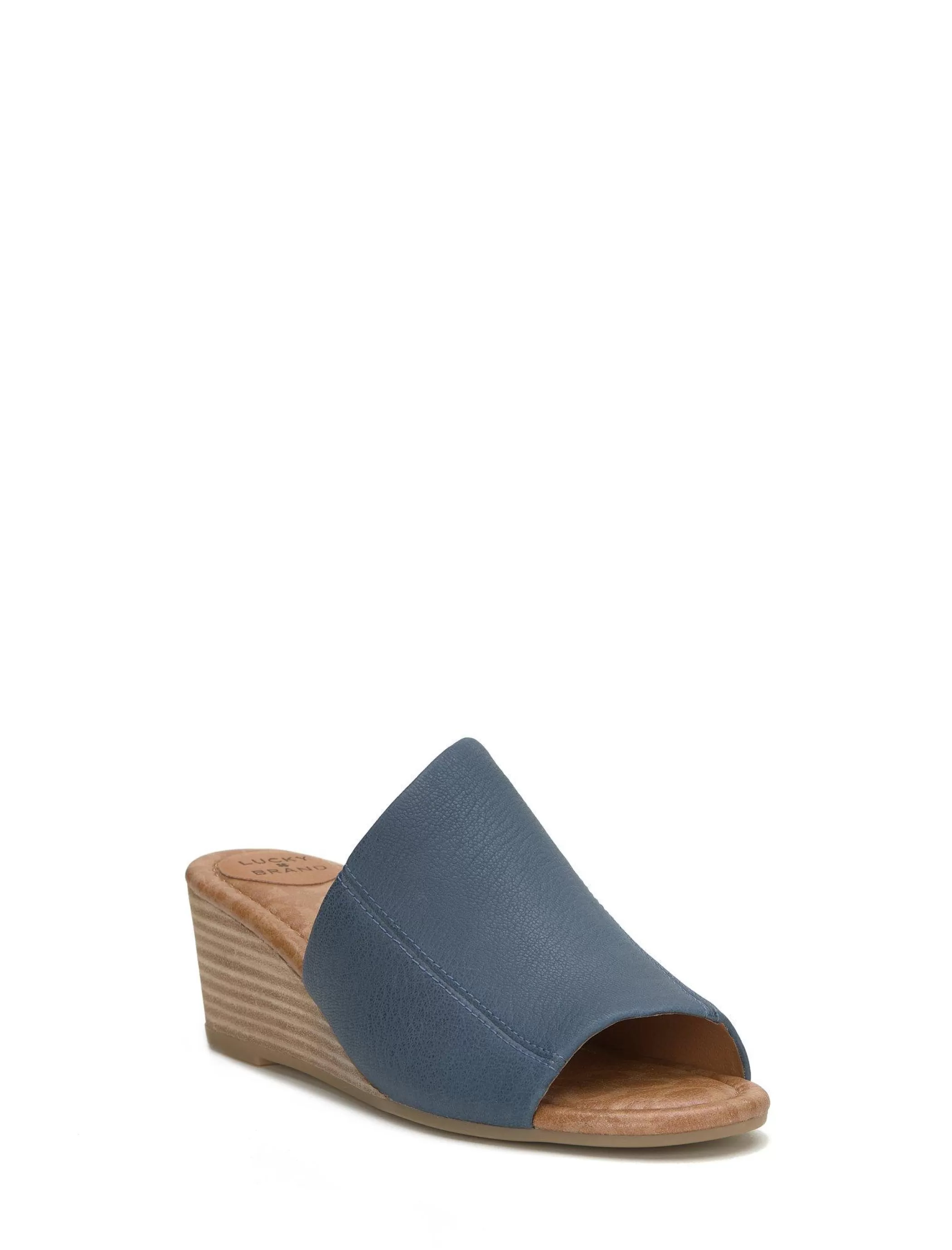 Lucky Brand Shoes*malenka wedge open blue/turquoise