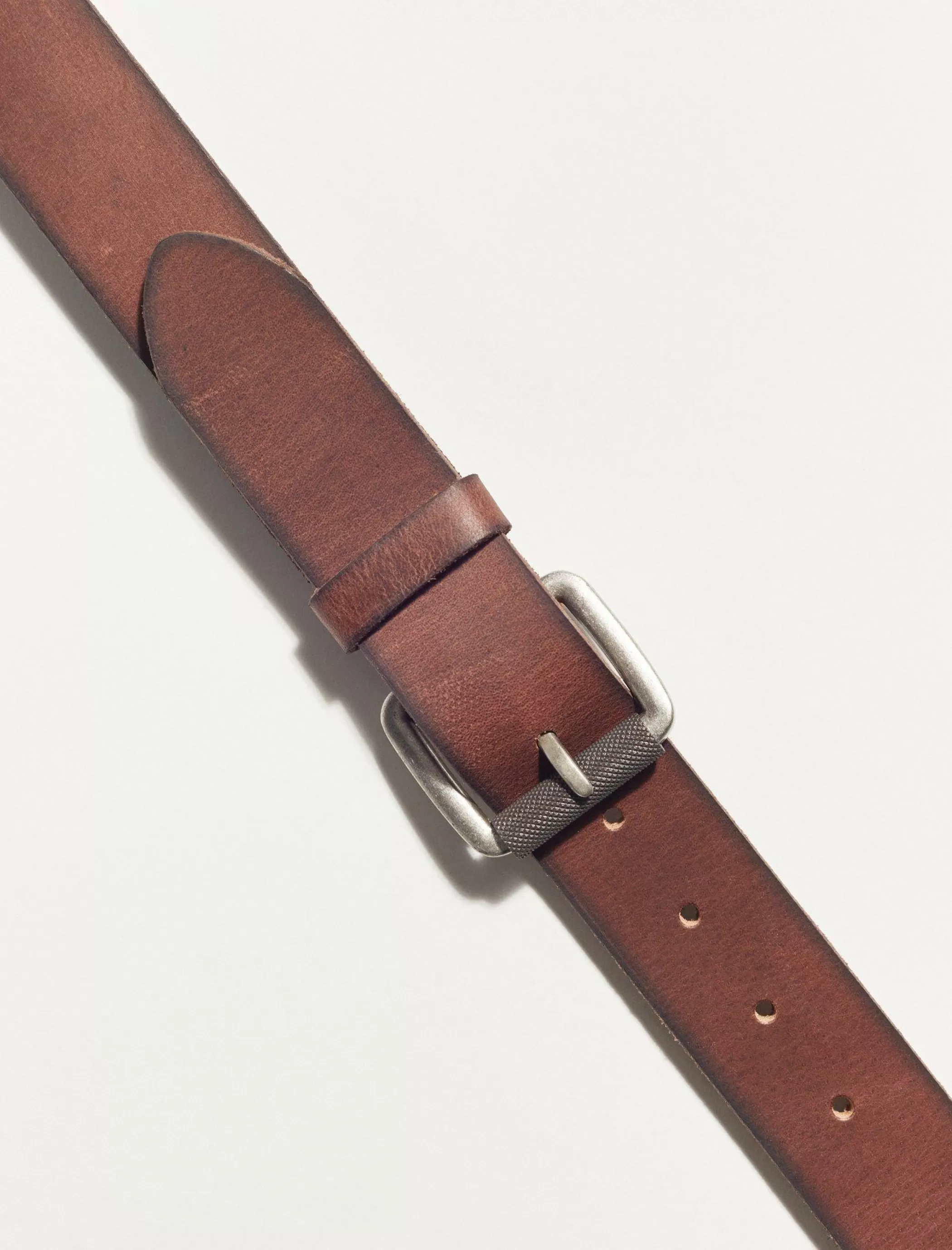 Lucky Brand Belts*men's leather tab belt light brown