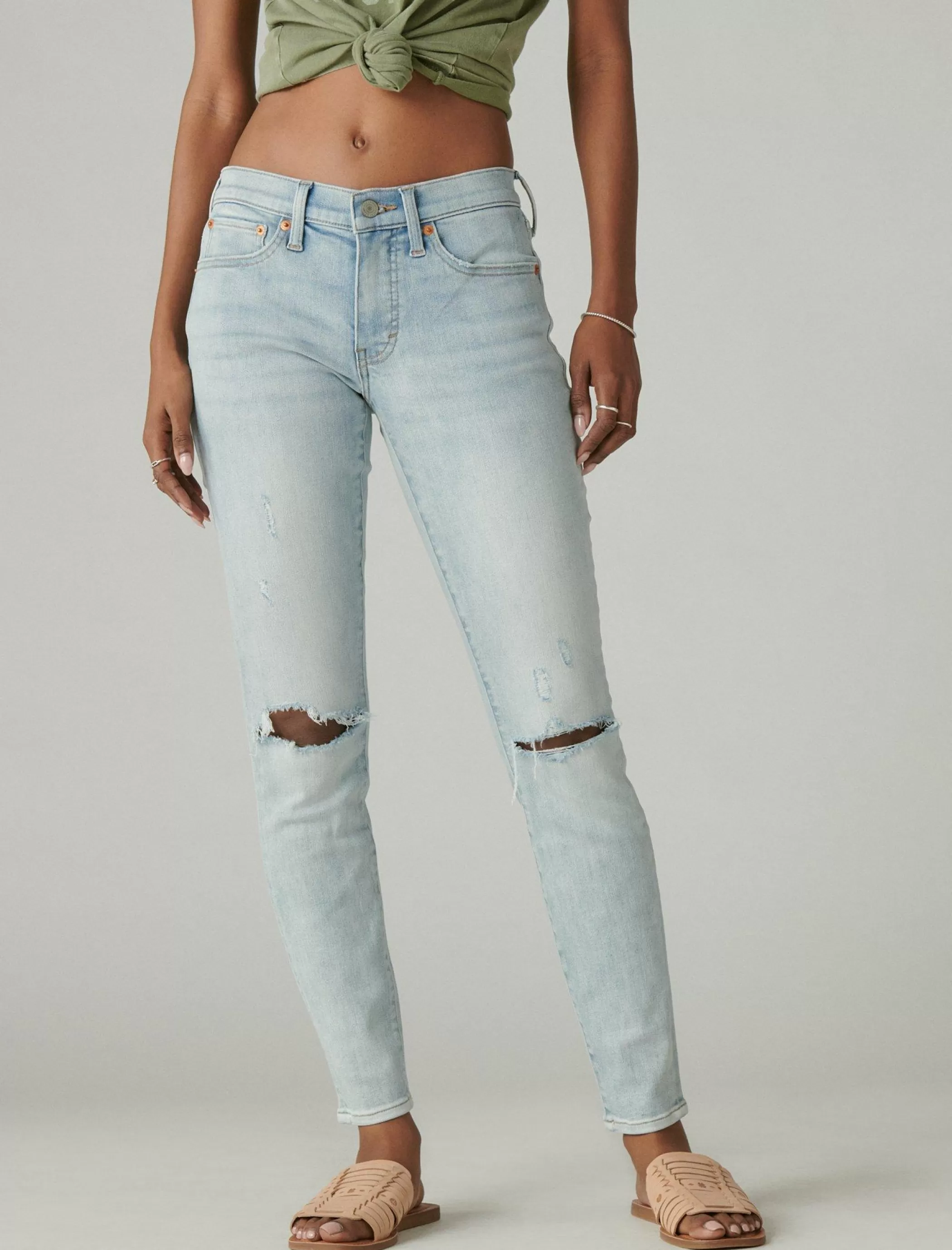 Lucky Brand Jeans | Skinny*mid rise ava skinny fan girl dest