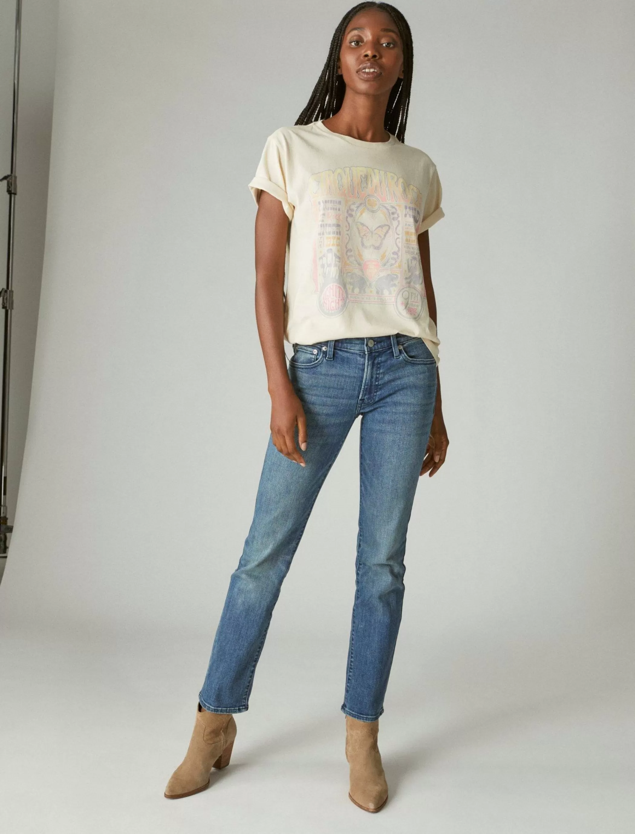 Lucky Brand Jeans | Straight*mid rise sweet straight gemini