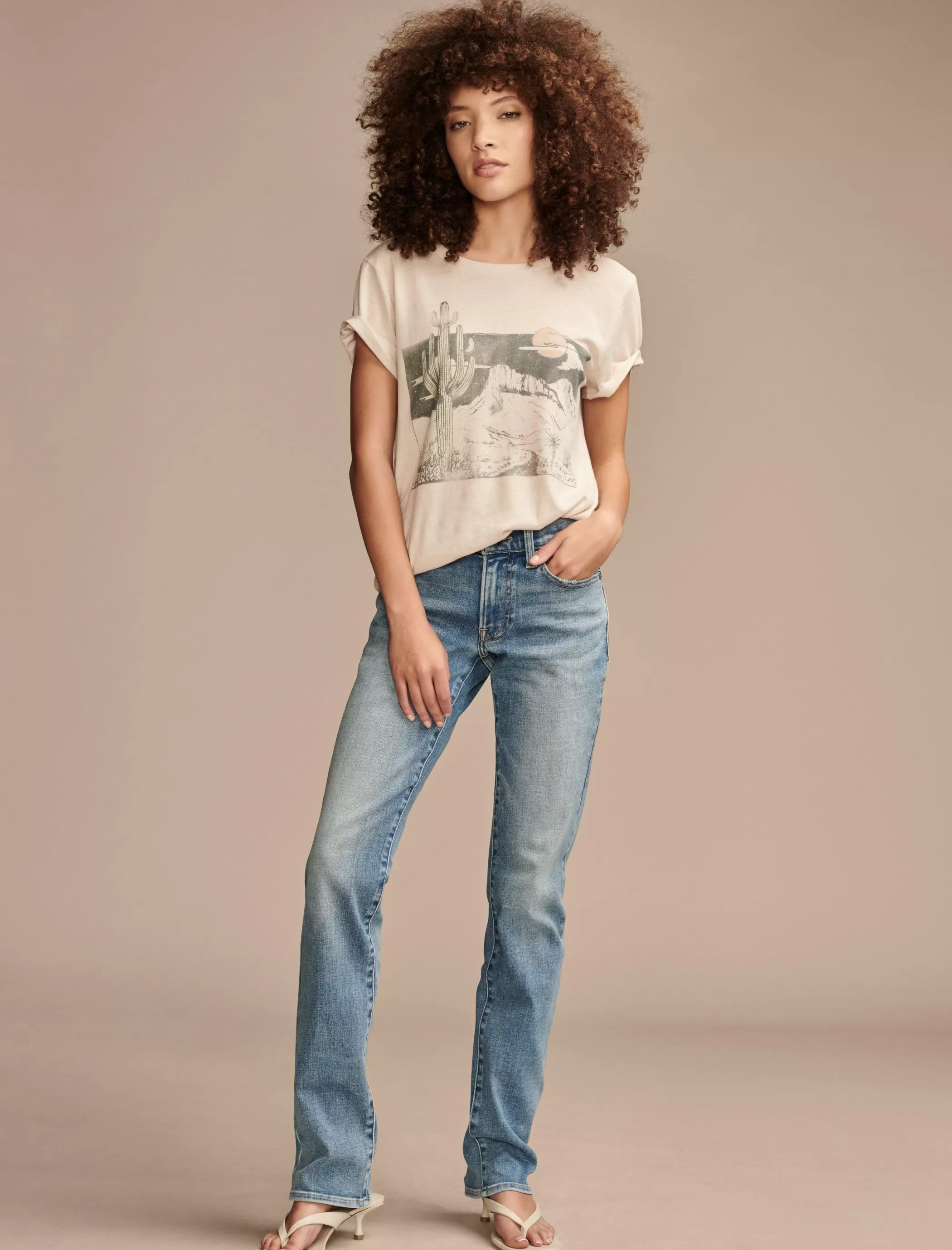 Lucky Brand Jeans | Straight*mid rise sweet straight wanderer