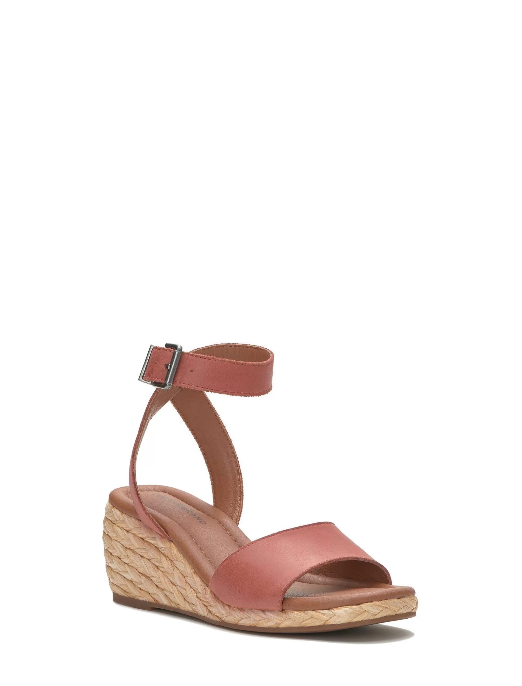 Lucky Brand Shoes*nalmo espadrille wedge menium light red