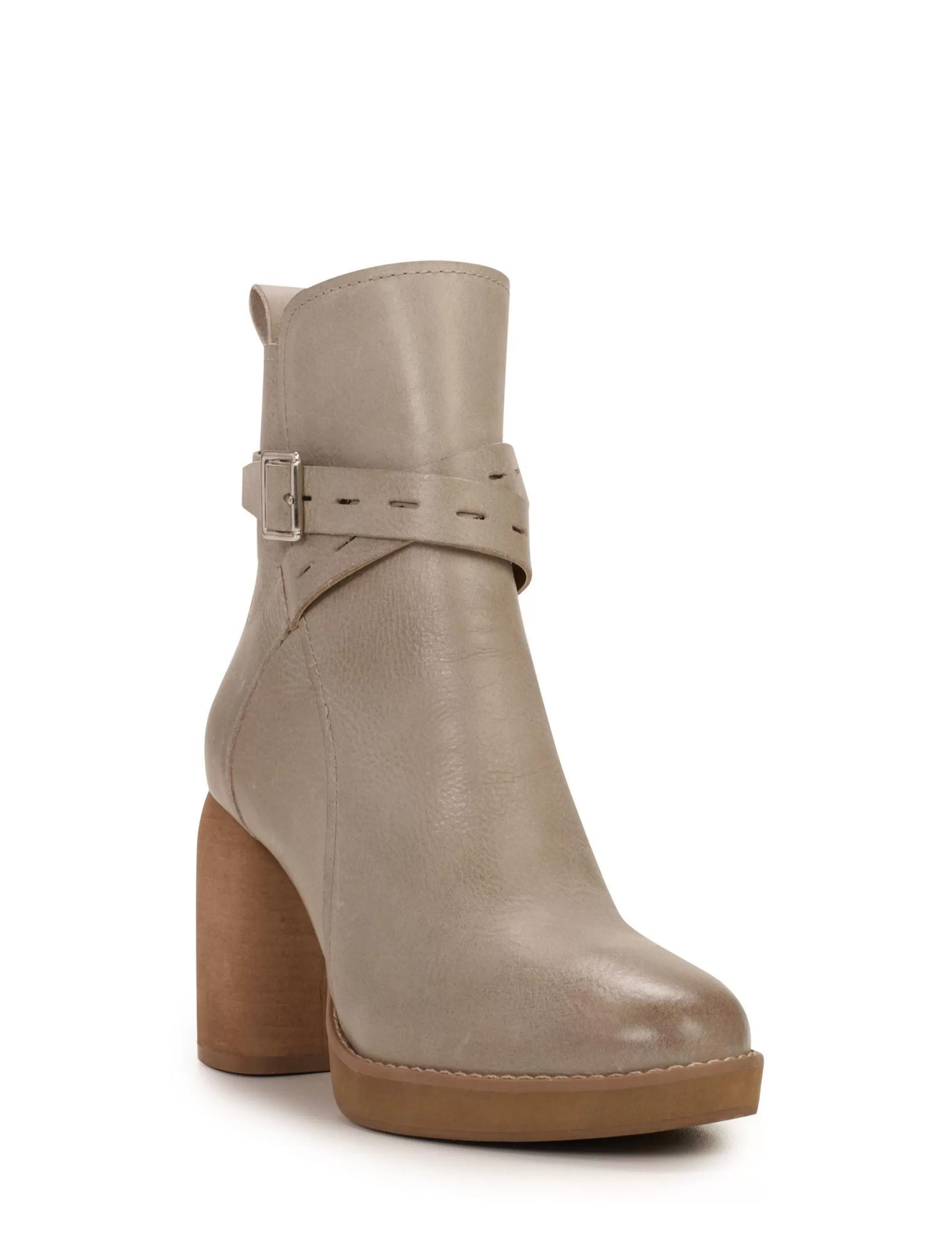 Lucky Brand Shoes*natesa high-heel bootie open grey