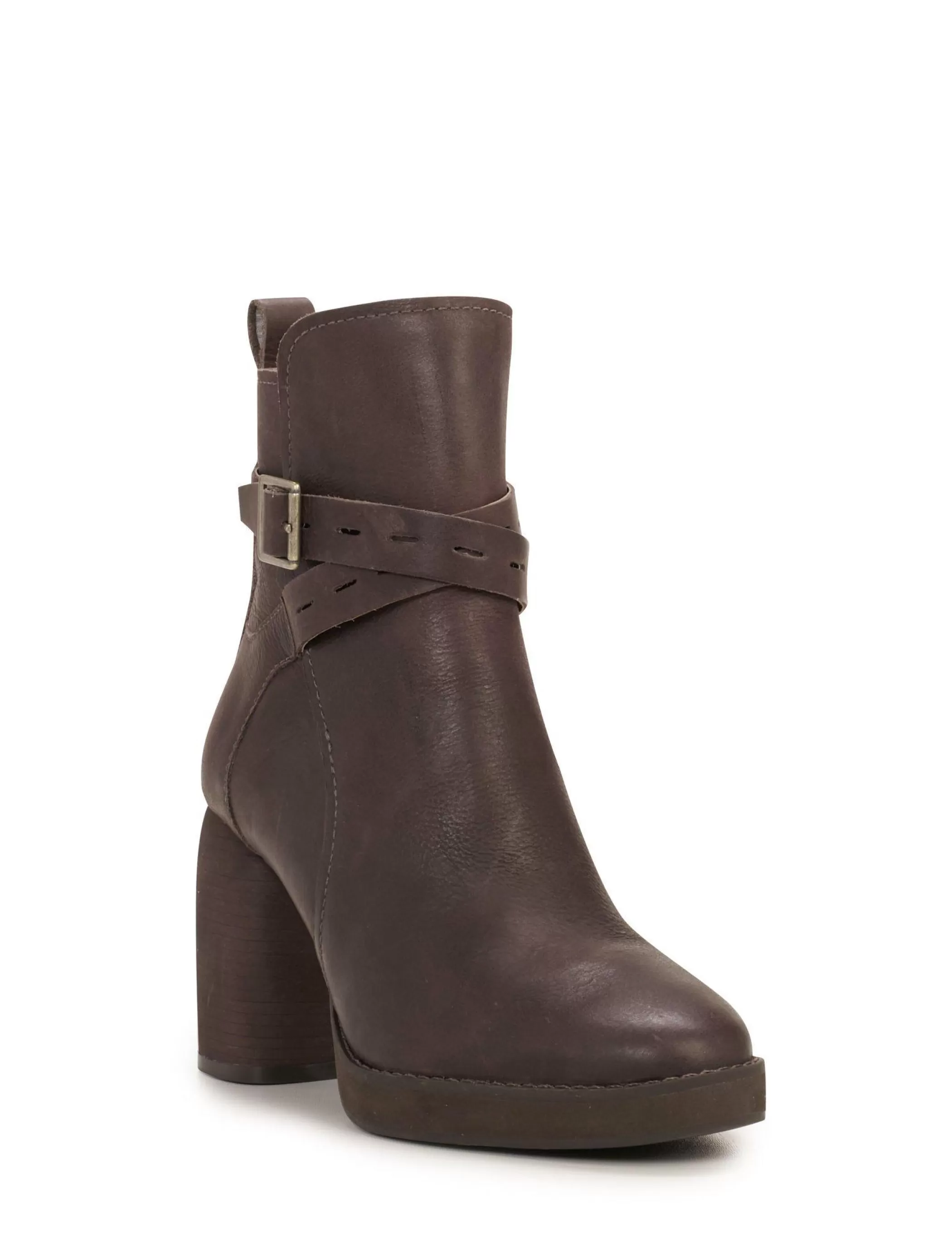 Lucky Brand Shoes*natesa high-heel bootie open brown/rust