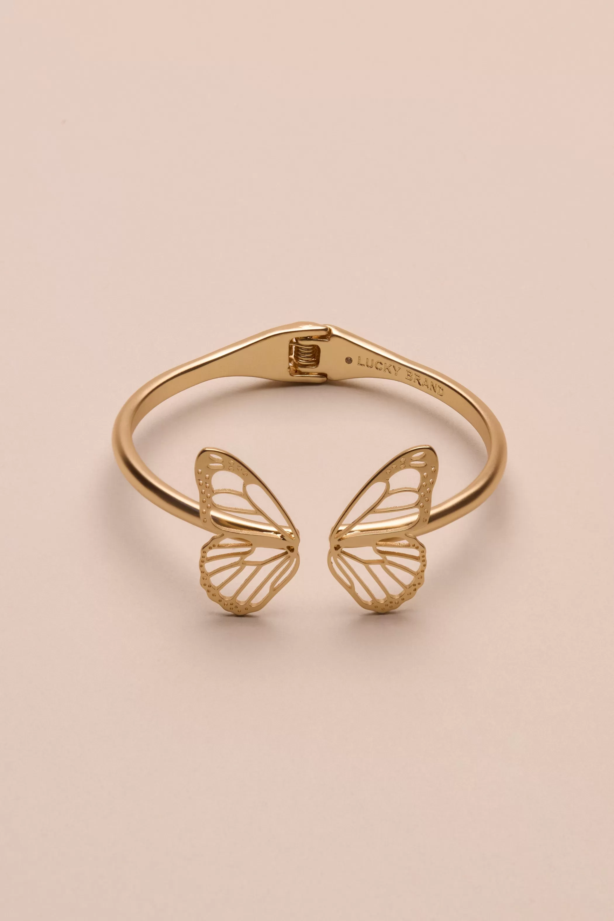 Lucky Brand Jewelry*open butterfly cuff bracelet gold