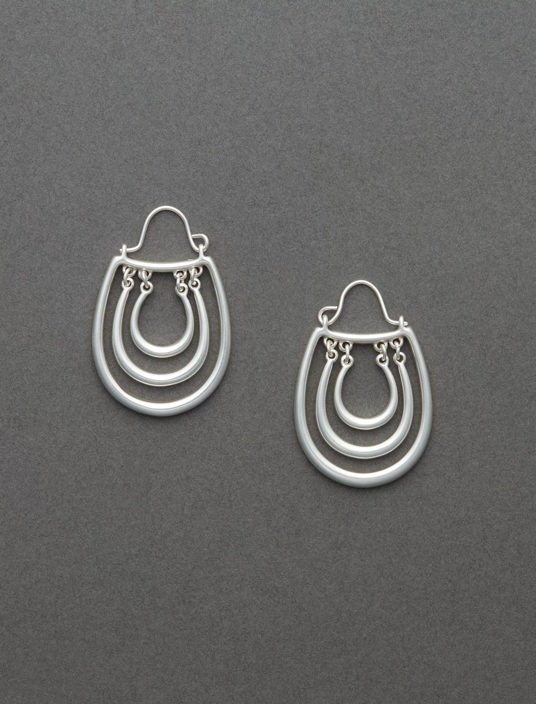 Lucky Brand Jewelry*open drop earring silver