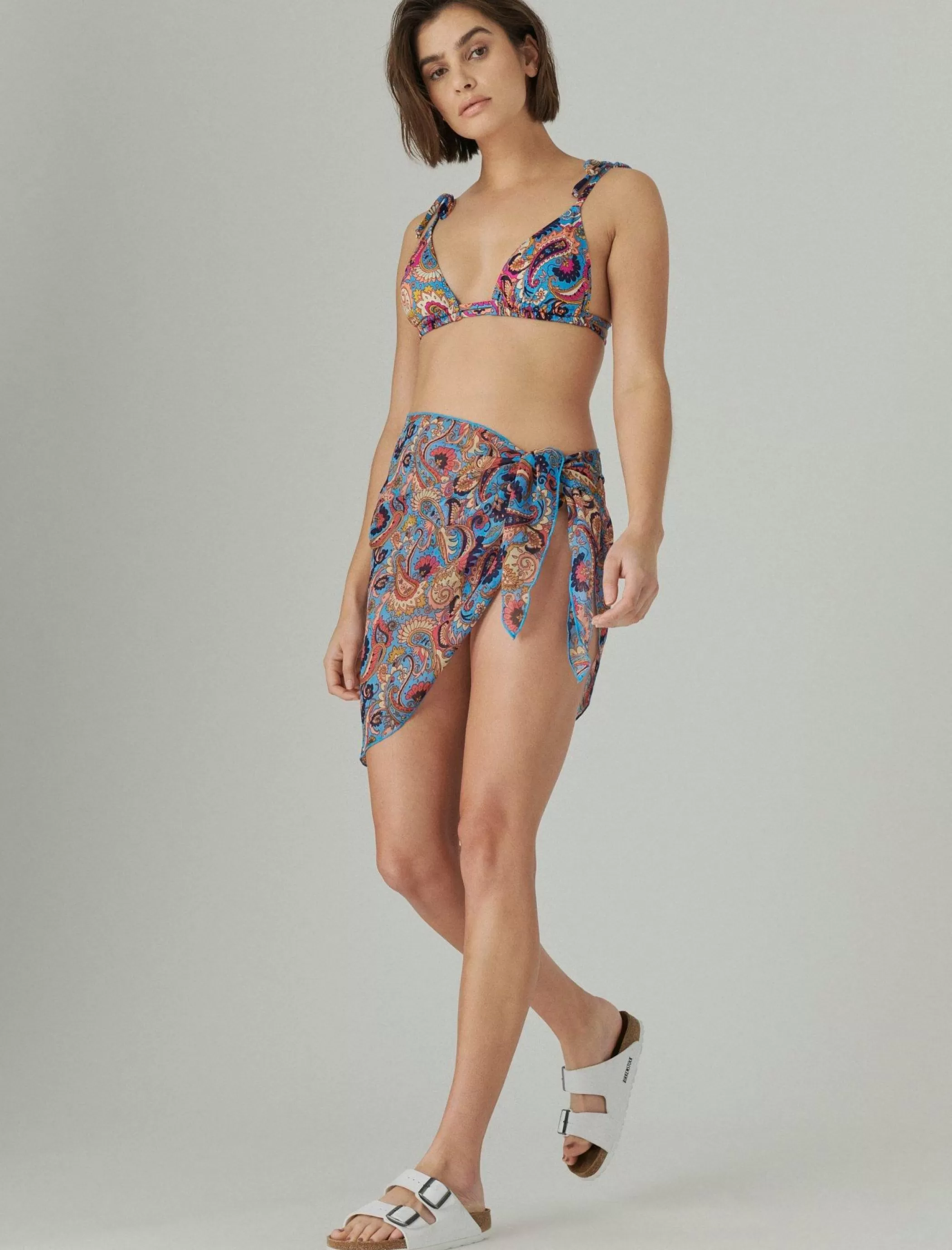 Lucky Brand Swim*paisley sarong multi