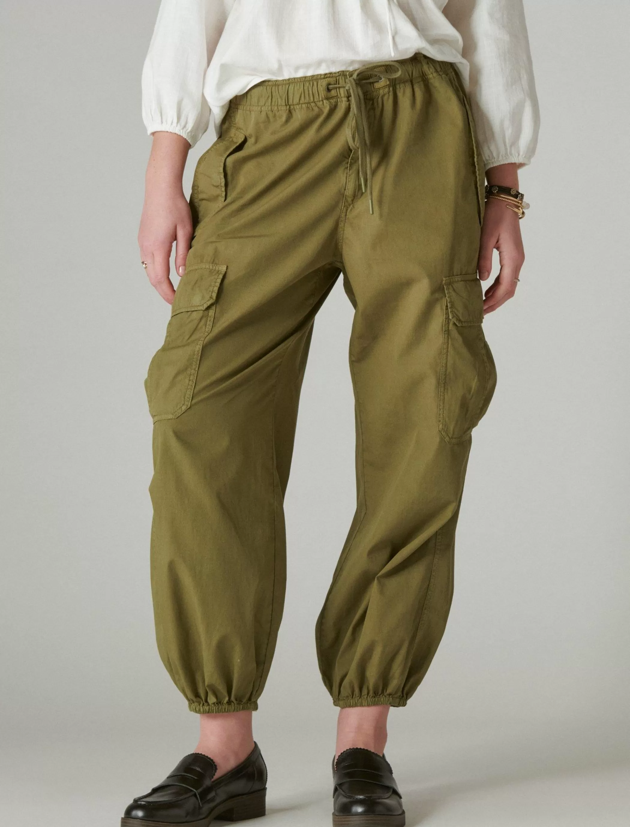 Lucky Brand Pants*parachute utility pant olive