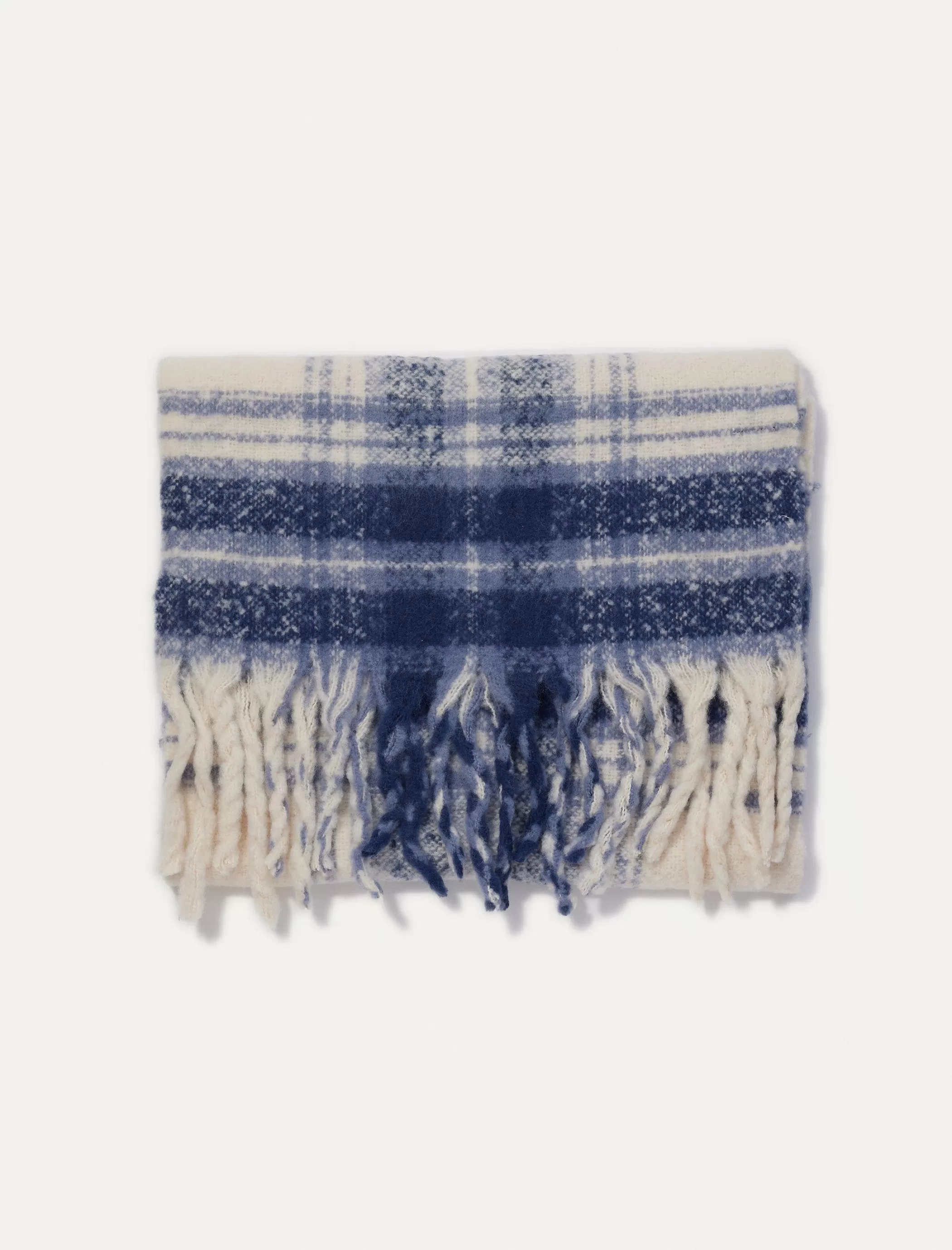 Lucky Brand Scarves & Bandanas*plaid blanket scarf navy combo