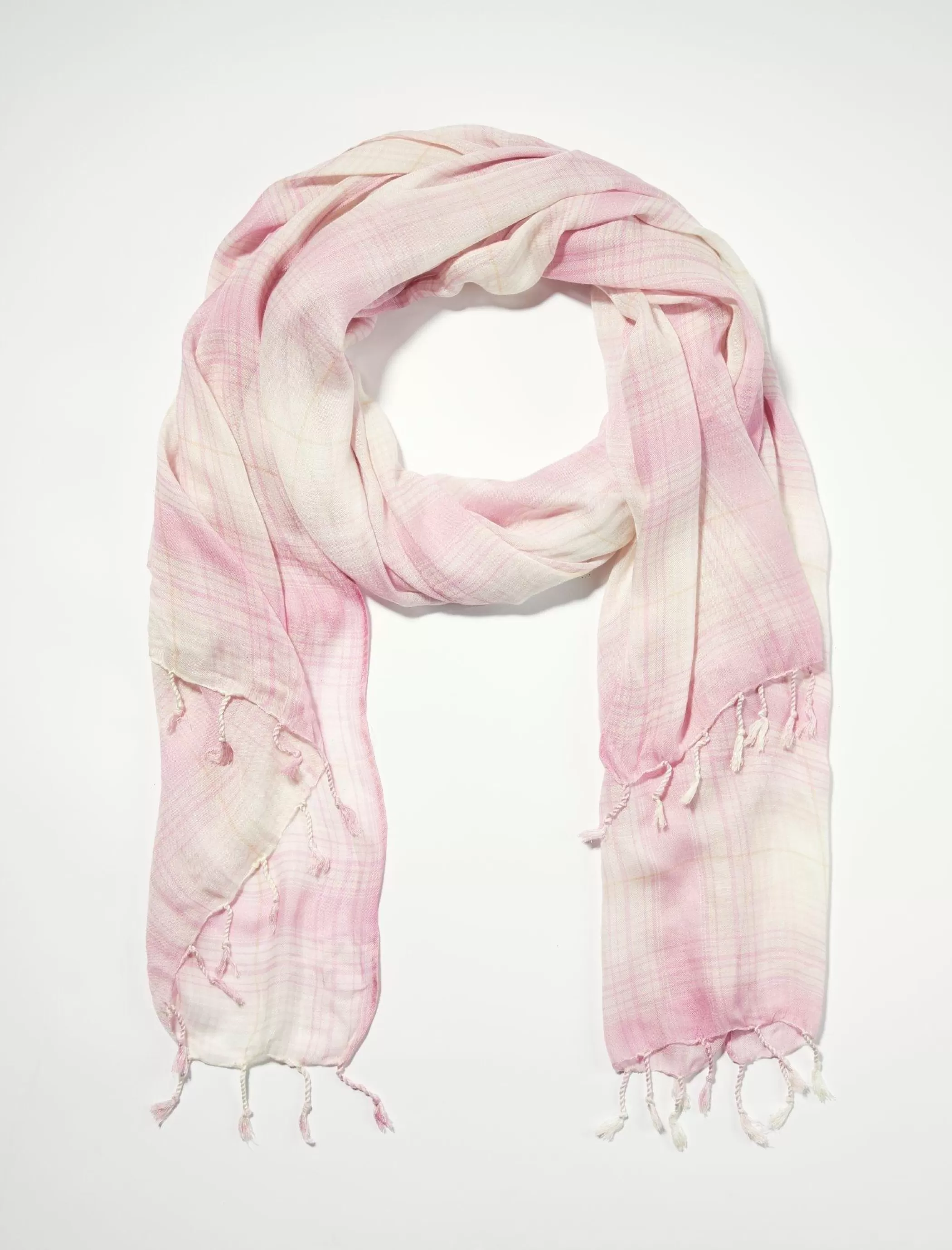 Lucky Brand Scarves & Bandanas*plaid scarf dark pink