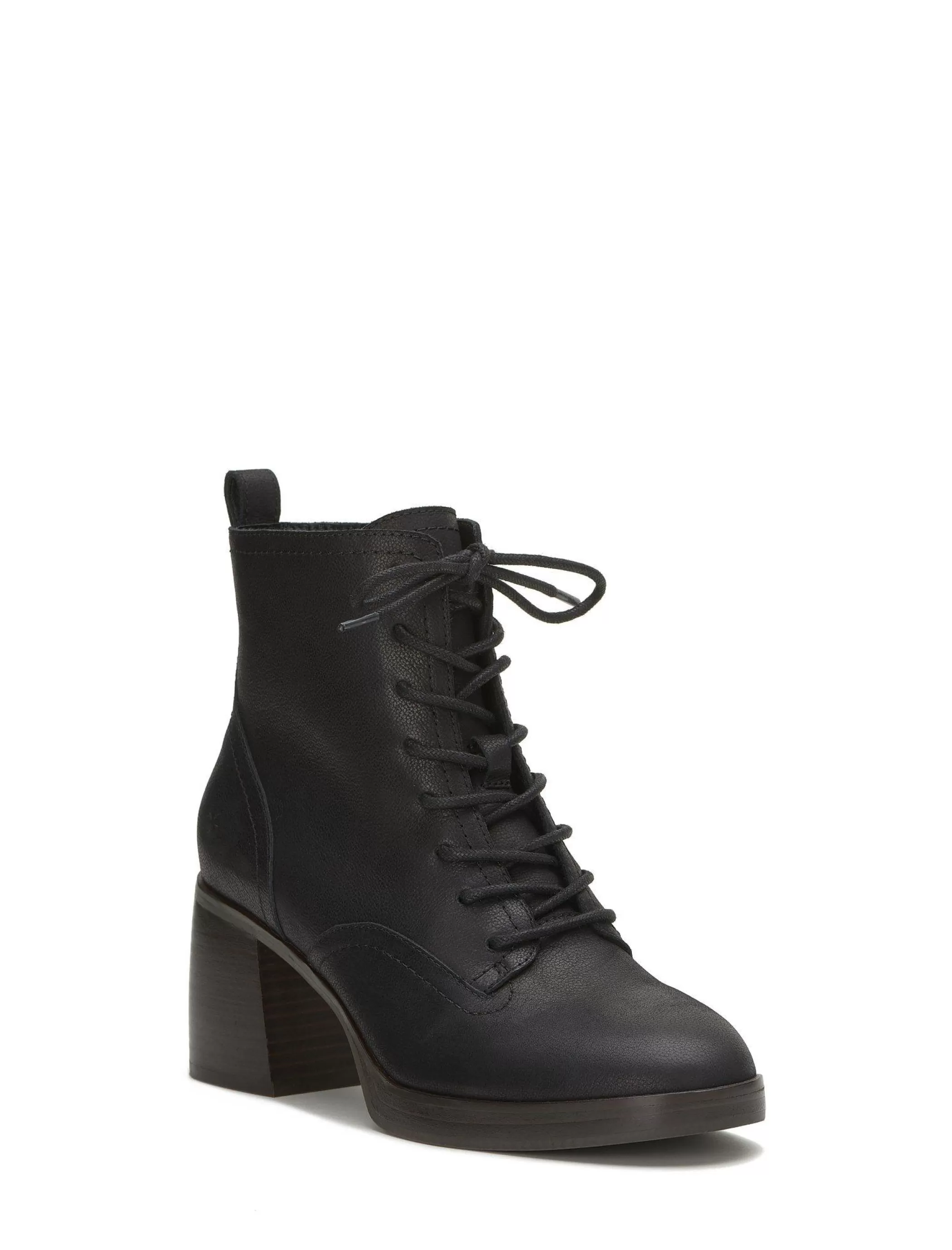 Lucky Brand Shoes*qiama heeled combat boot black