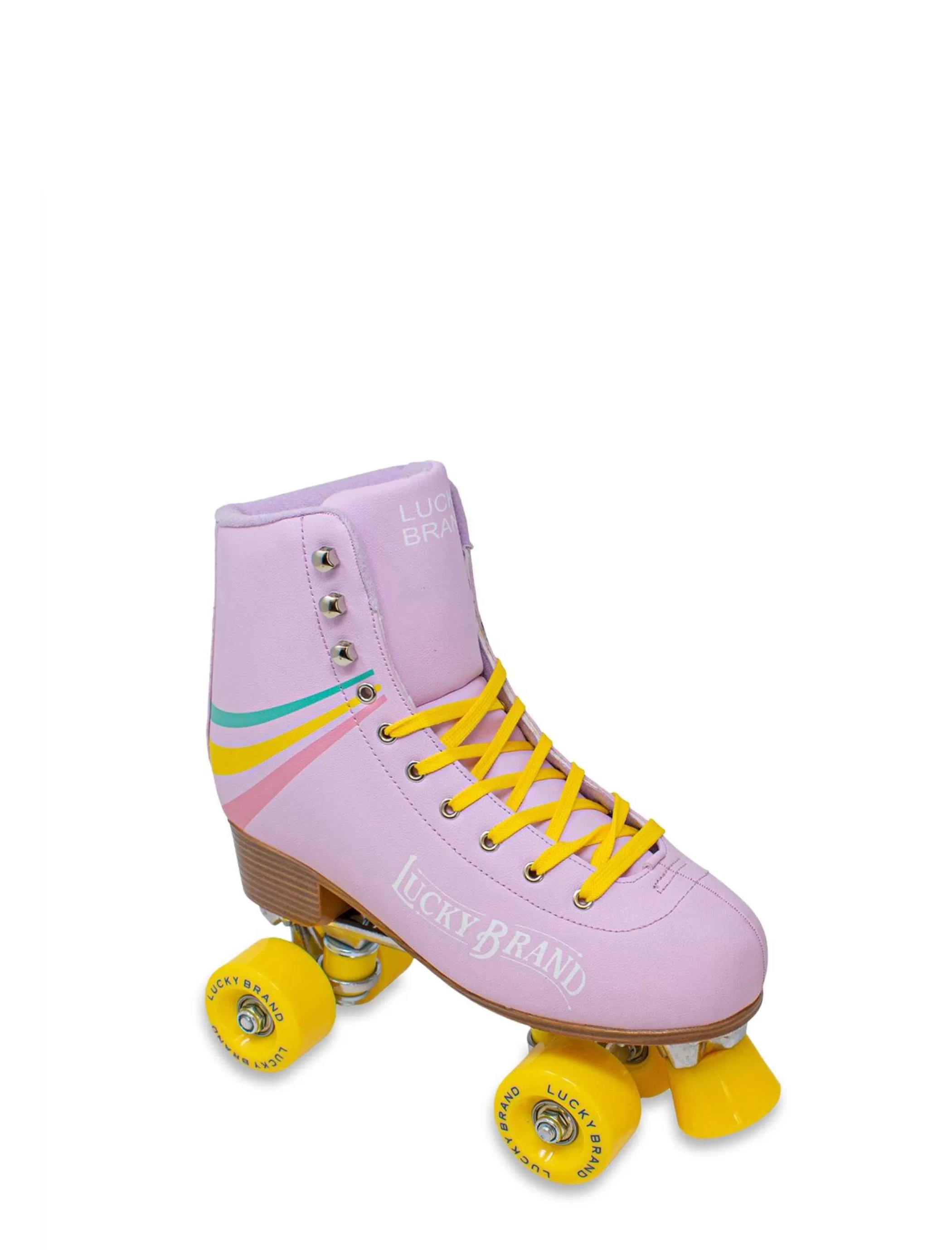 Lucky Brand Roller Skates*retro stripes quad roller skate lilac