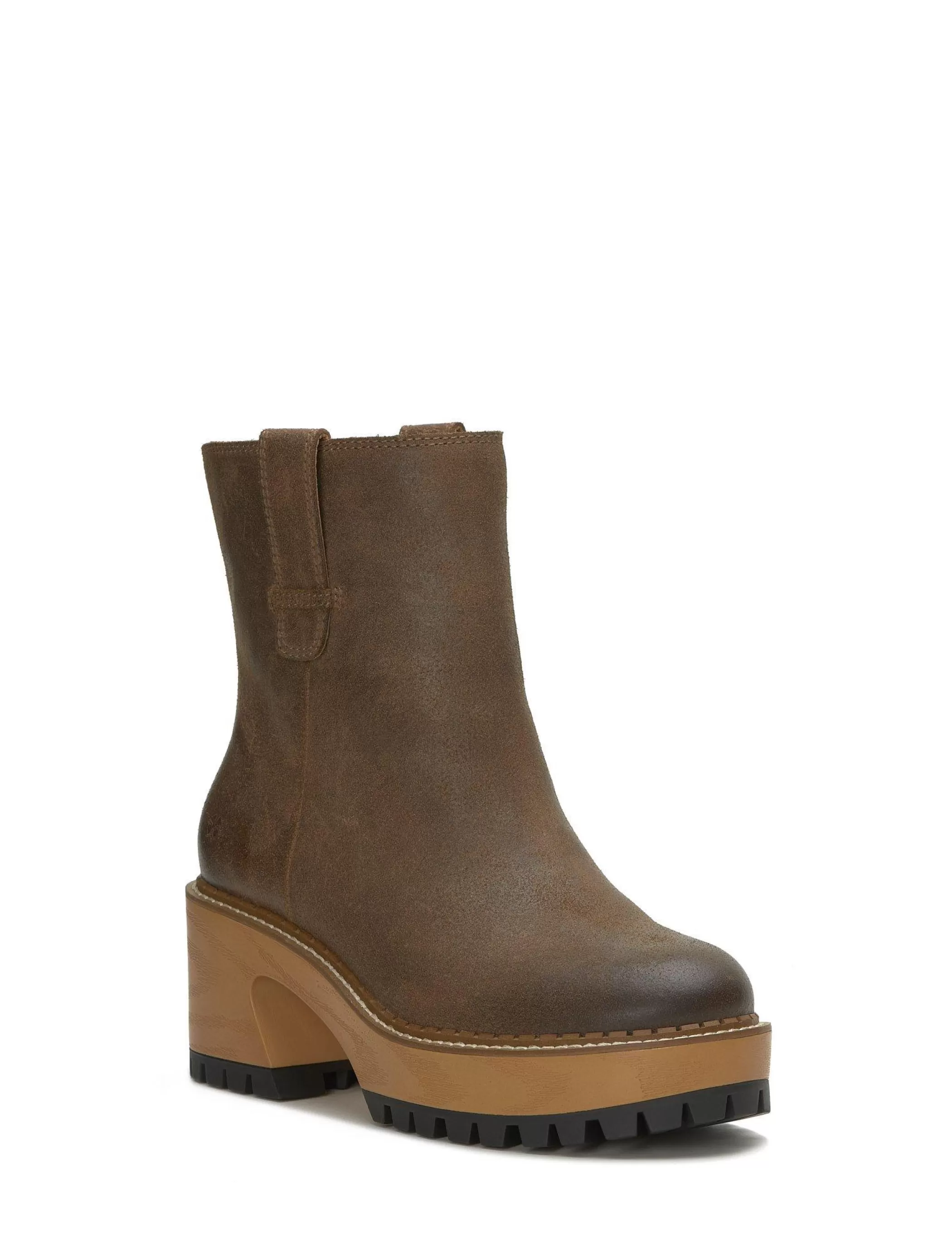 Lucky Brand Shoes*rhoslyn lug boot open brown/rust