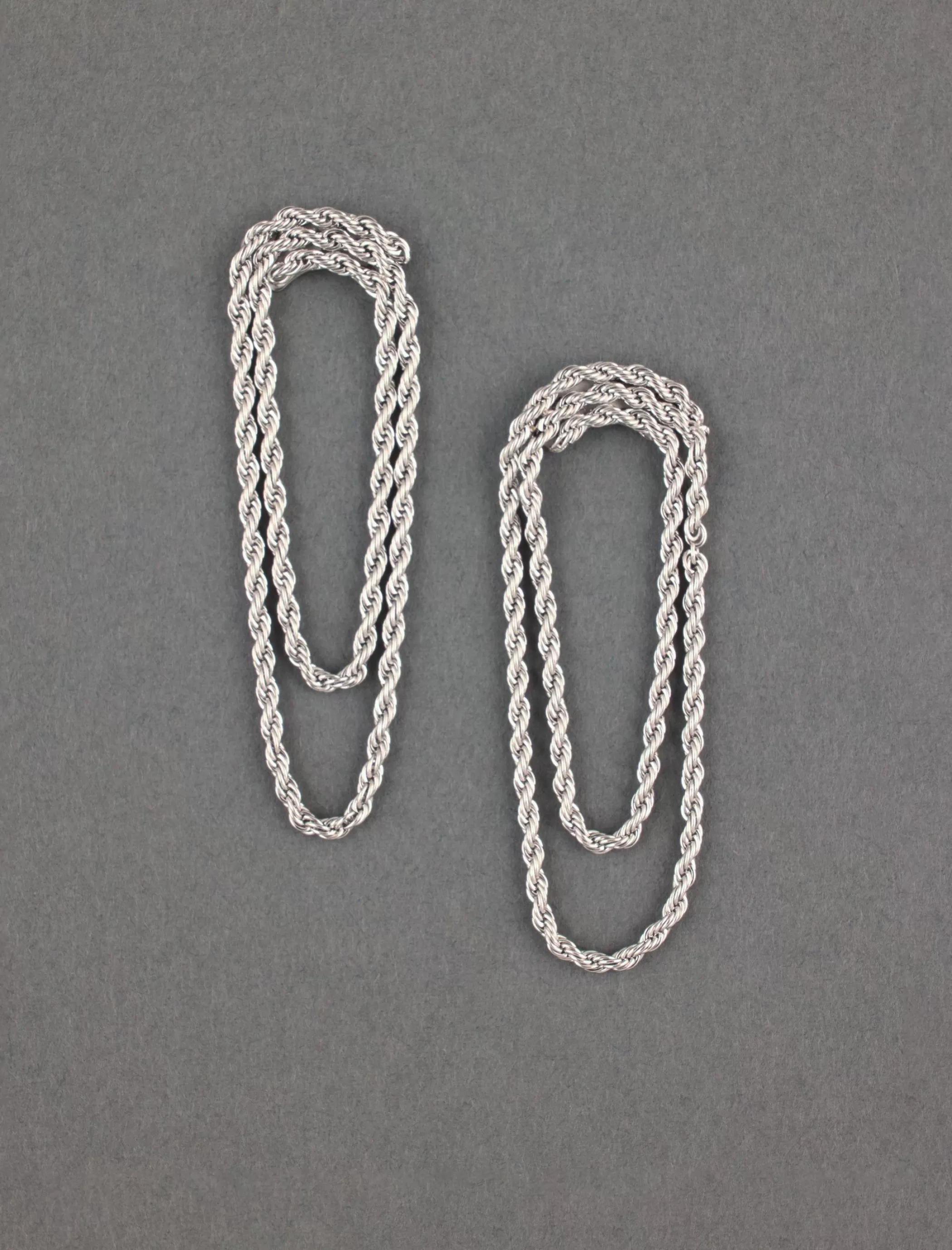 Lucky Brand Jewelry*rope stud earring silver