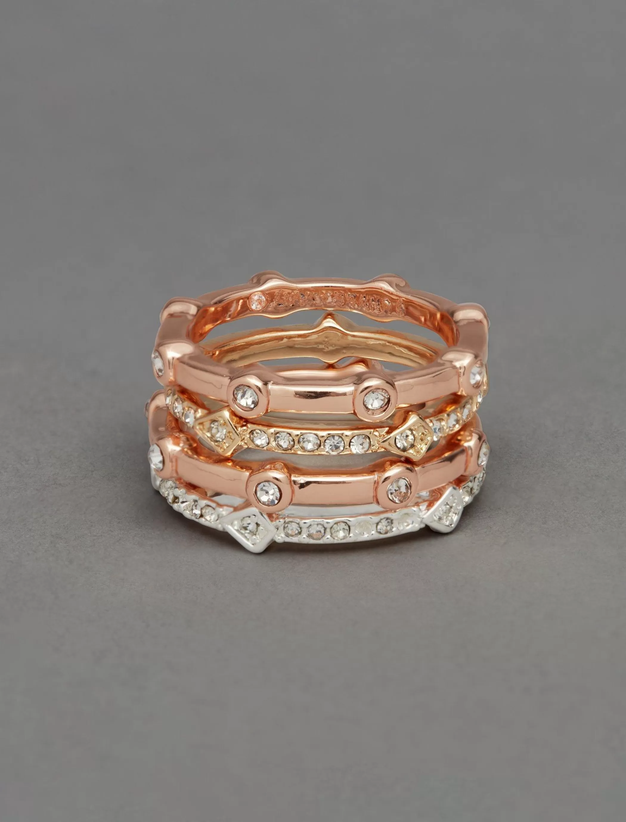 Lucky Brand Jewelry* ring stack rose gold