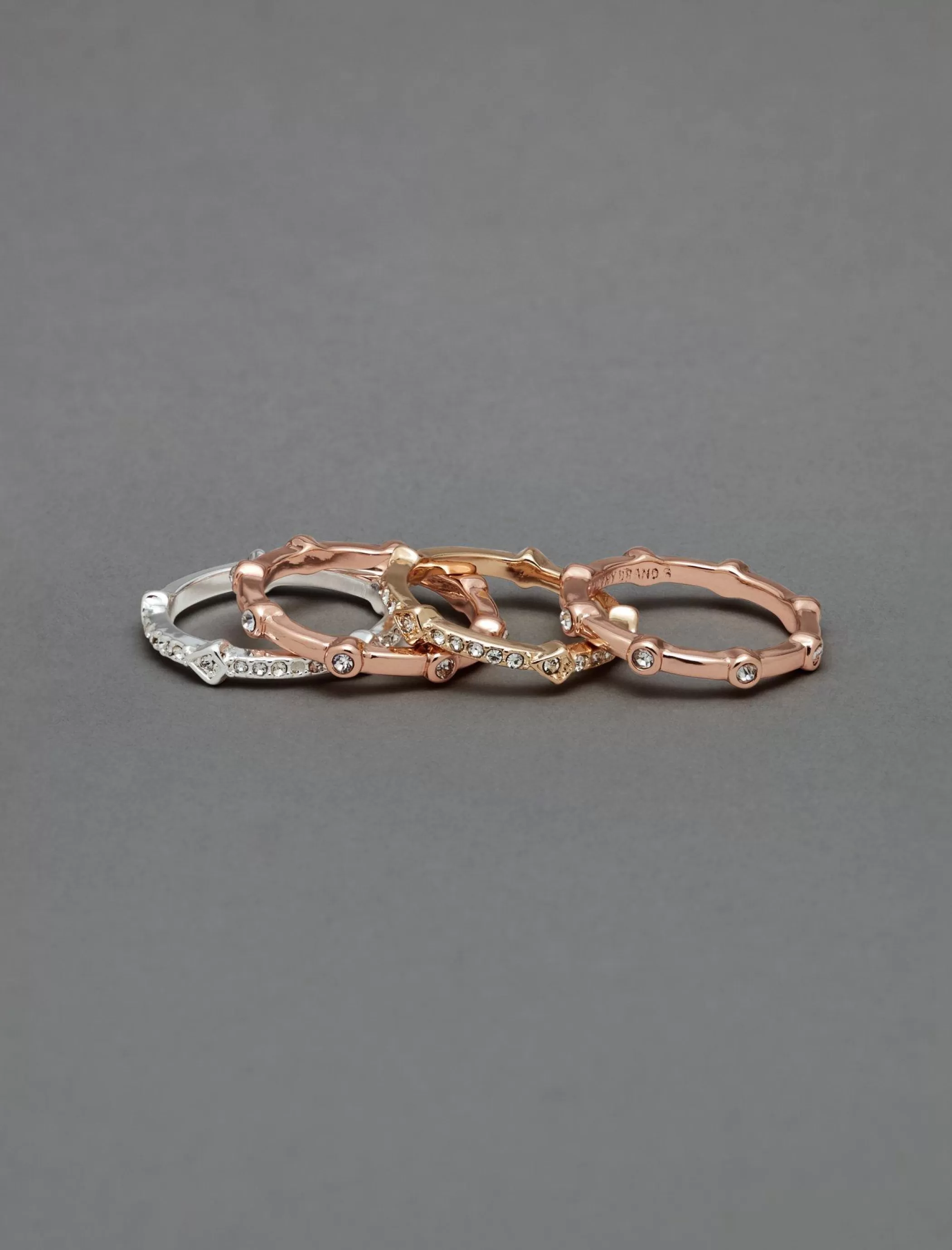 Lucky Brand Jewelry* ring stack rose gold