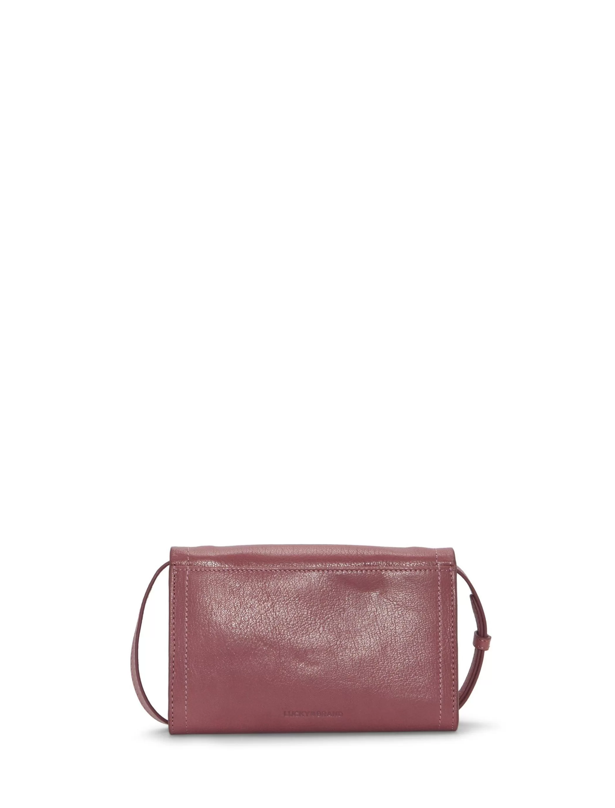 Lucky Brand Handbags*ruth scalloped crossbody bag dark pink