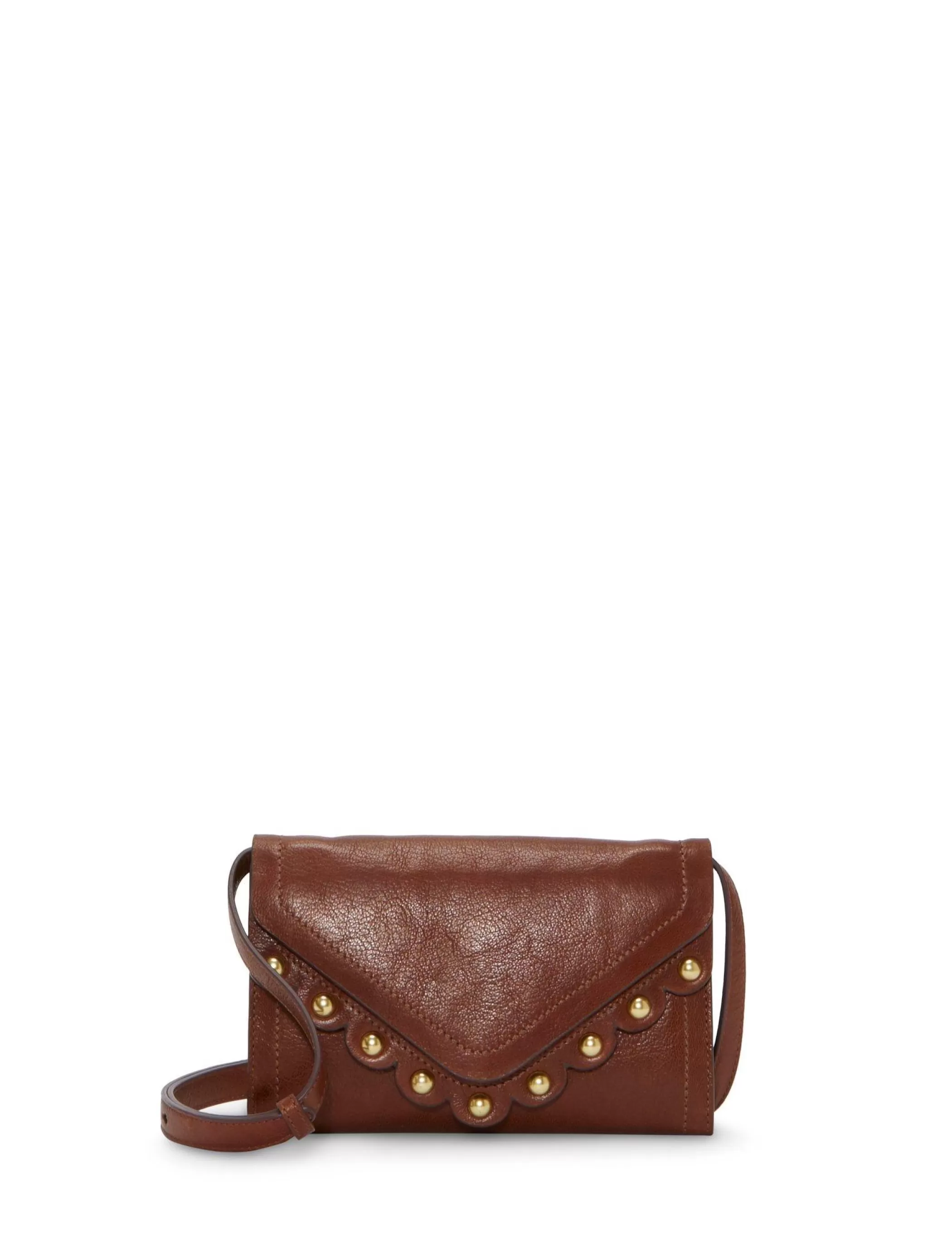 Lucky Brand Handbags*ruth scalloped crossbody bag dark brown