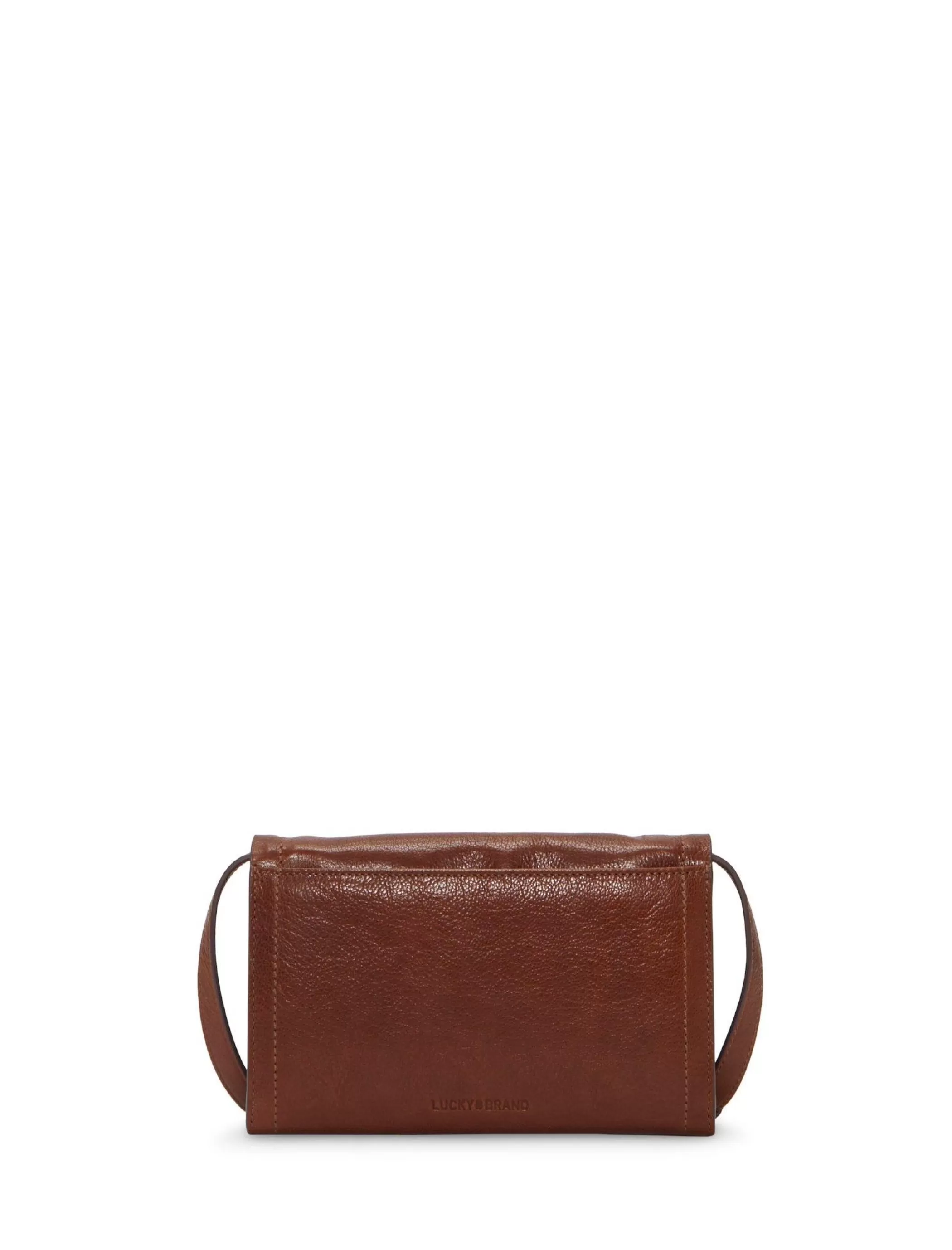 Lucky Brand Handbags*ruth scalloped crossbody bag dark brown