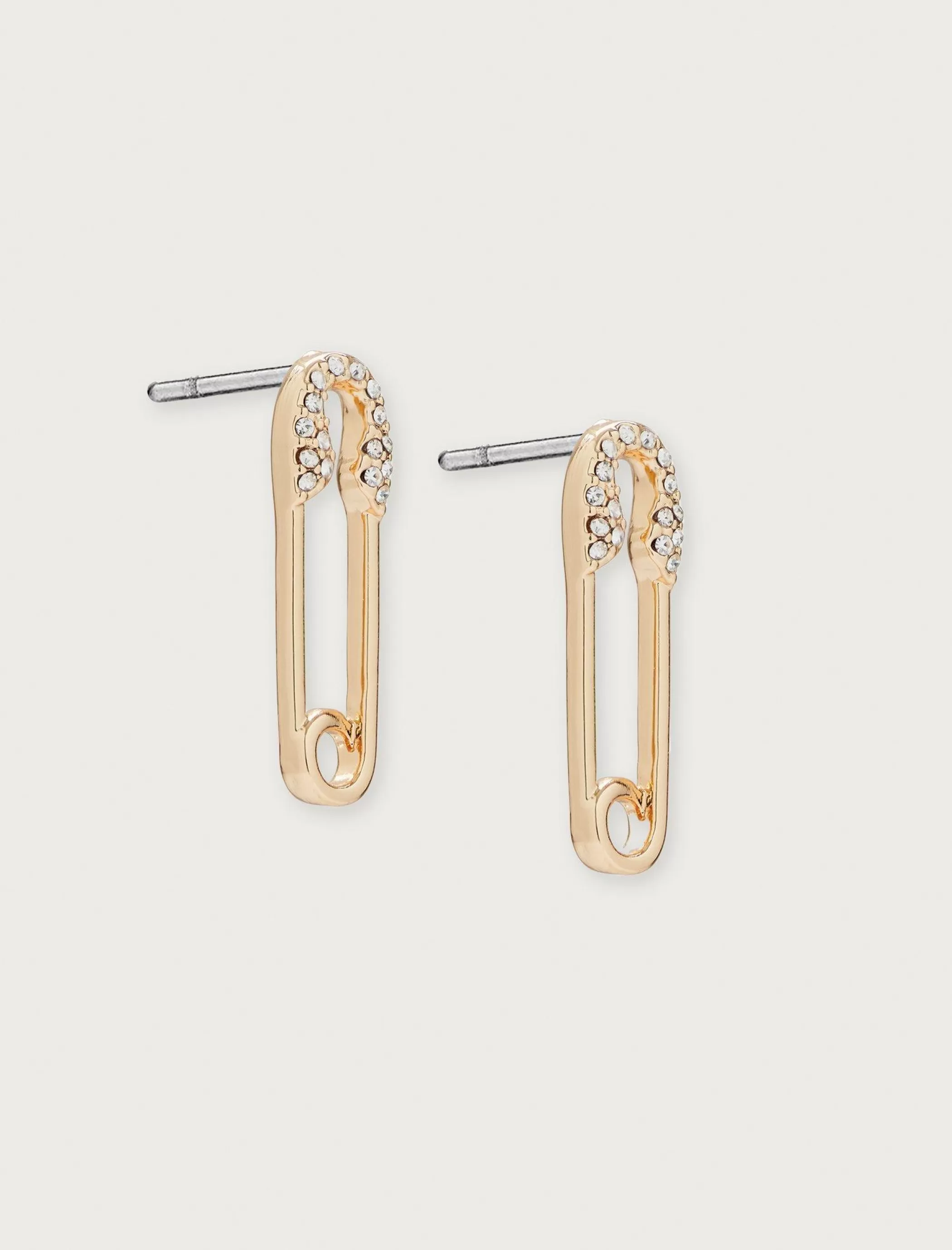 Lucky Brand Jewelry*safety pin earring gold