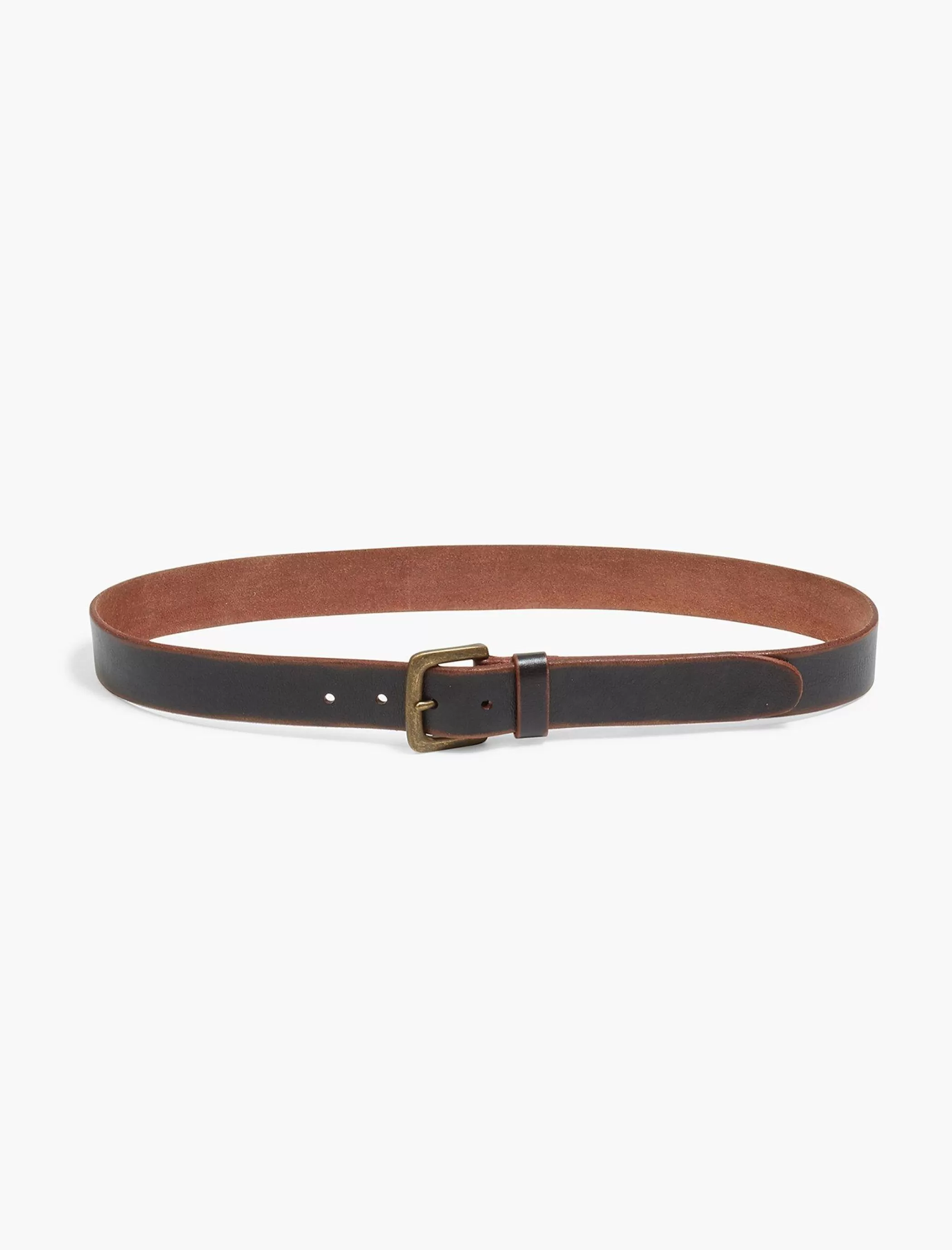 Lucky Brand Belts*santa fe leather belt black