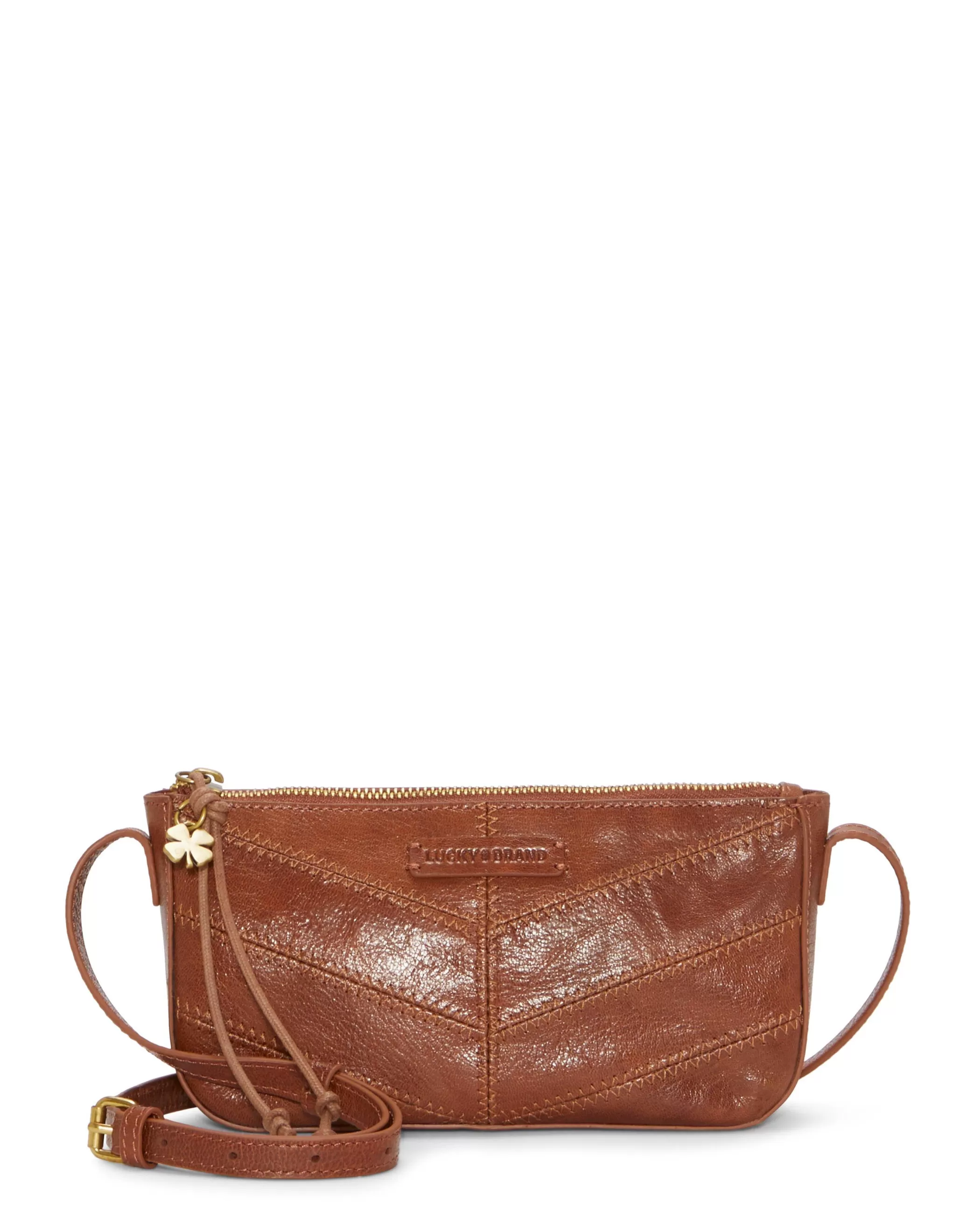 Lucky Brand Handbags*sash crossbody dark brown