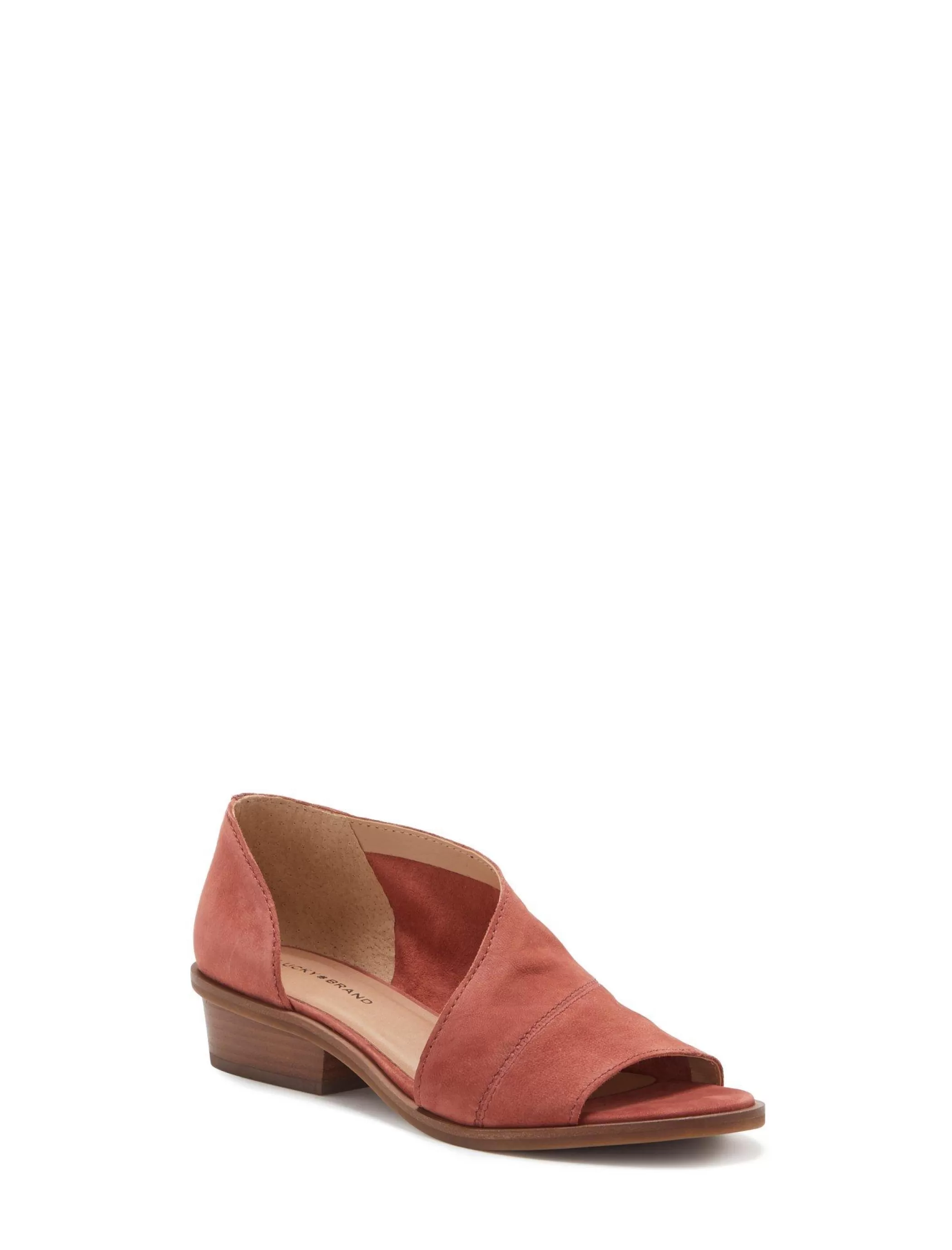 Lucky Brand Shoes*serkie low heel dark red