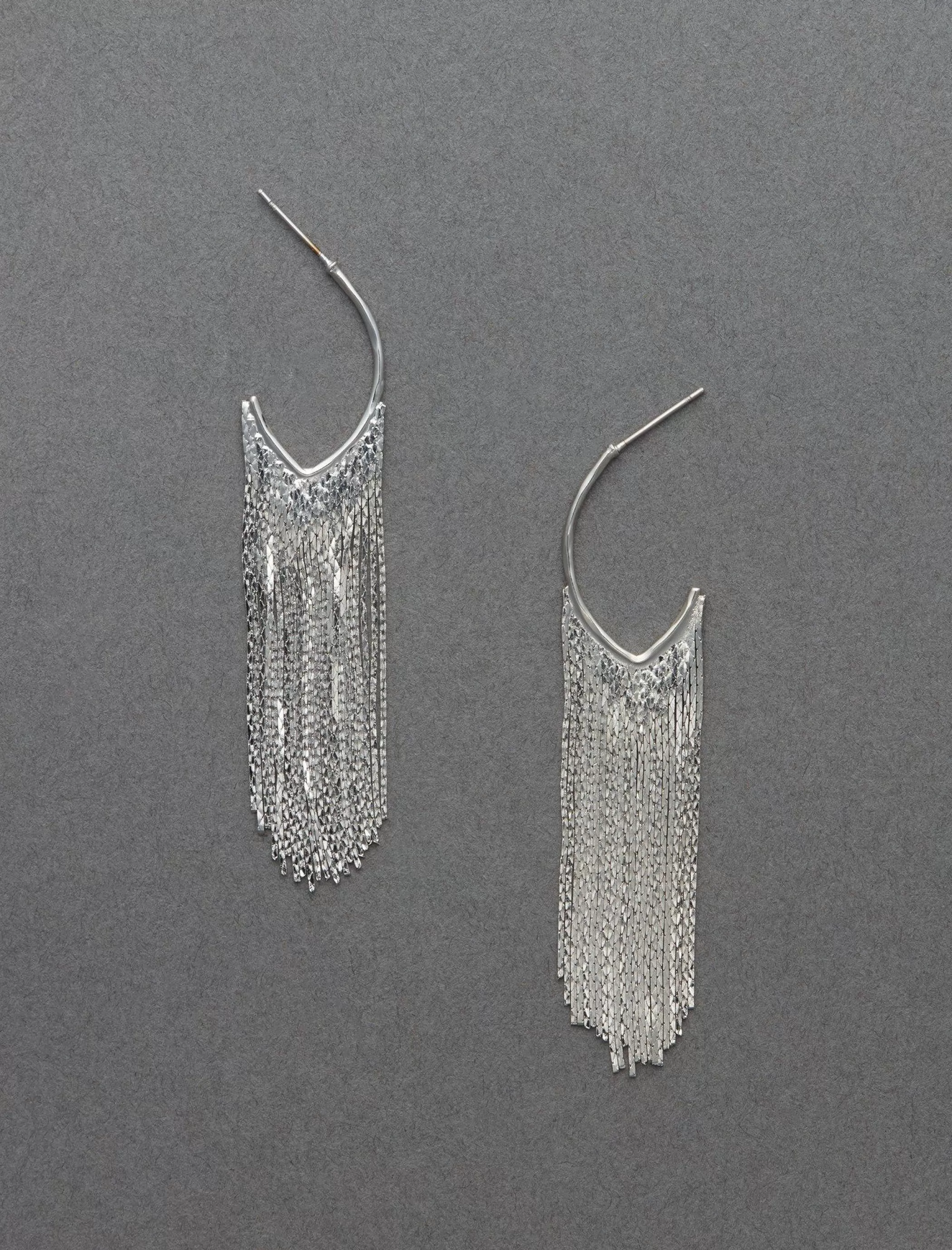 Lucky Brand Jewelry* fringe earrings silver