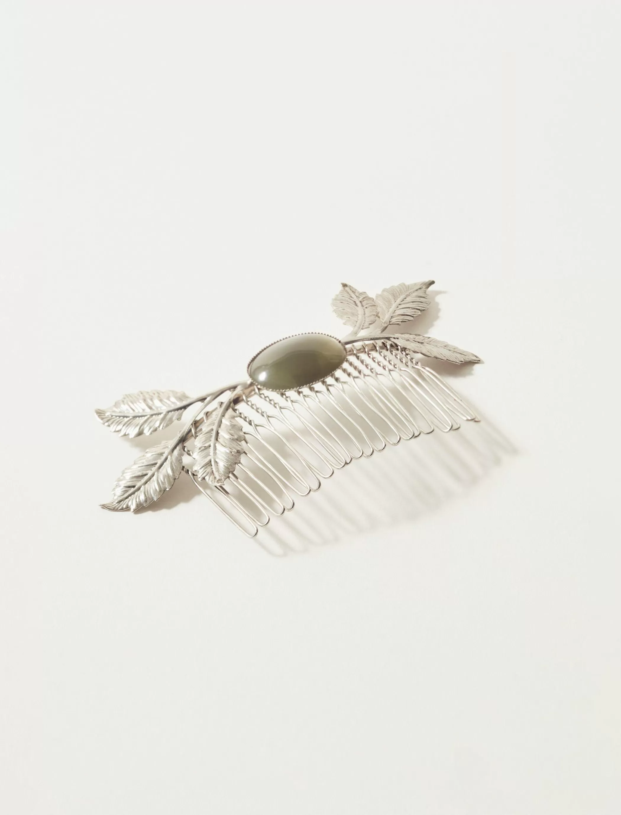 Lucky Brand Hair Accessories* stone hair comb silver