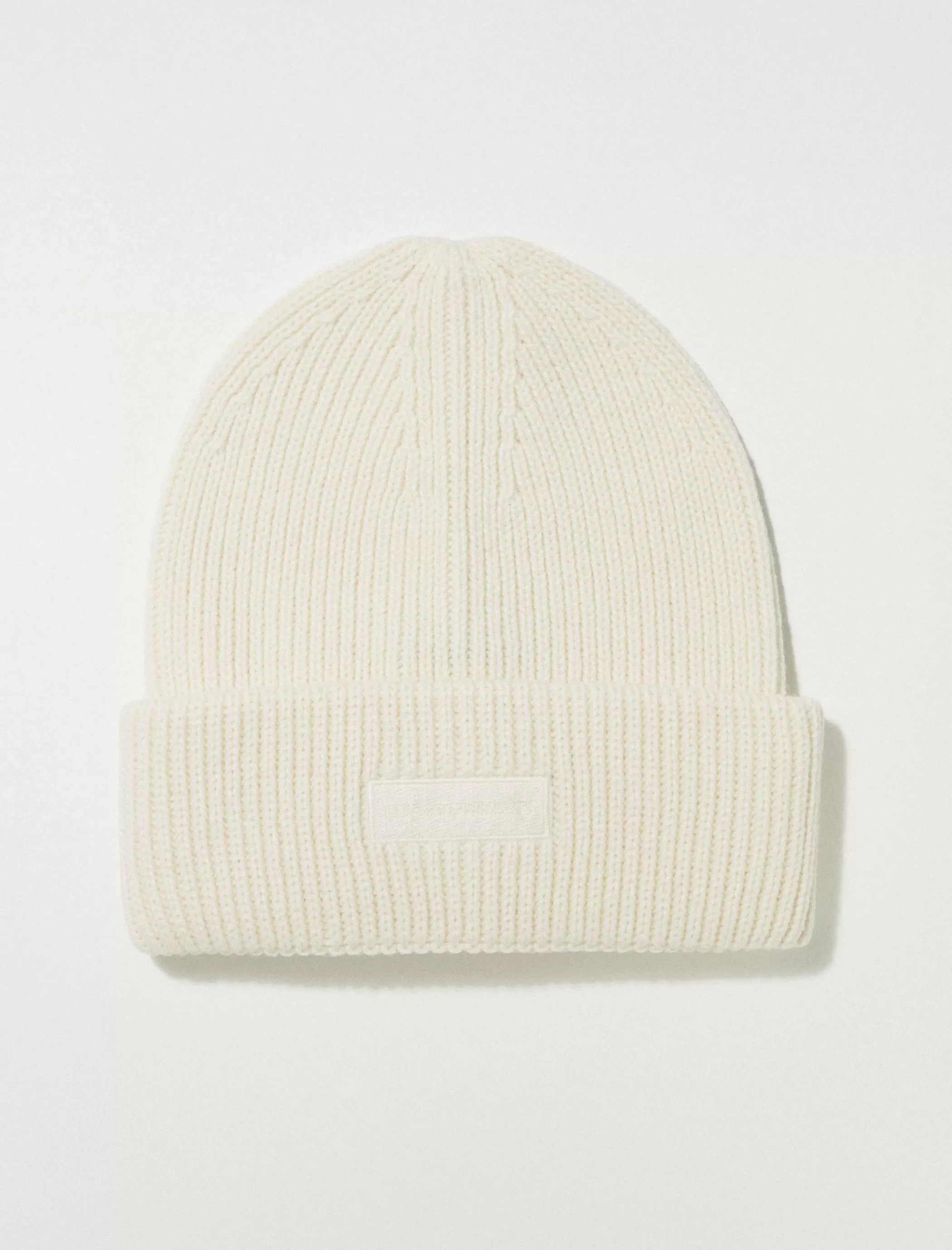 Lucky Brand Hats*solid knit beanie whisper white