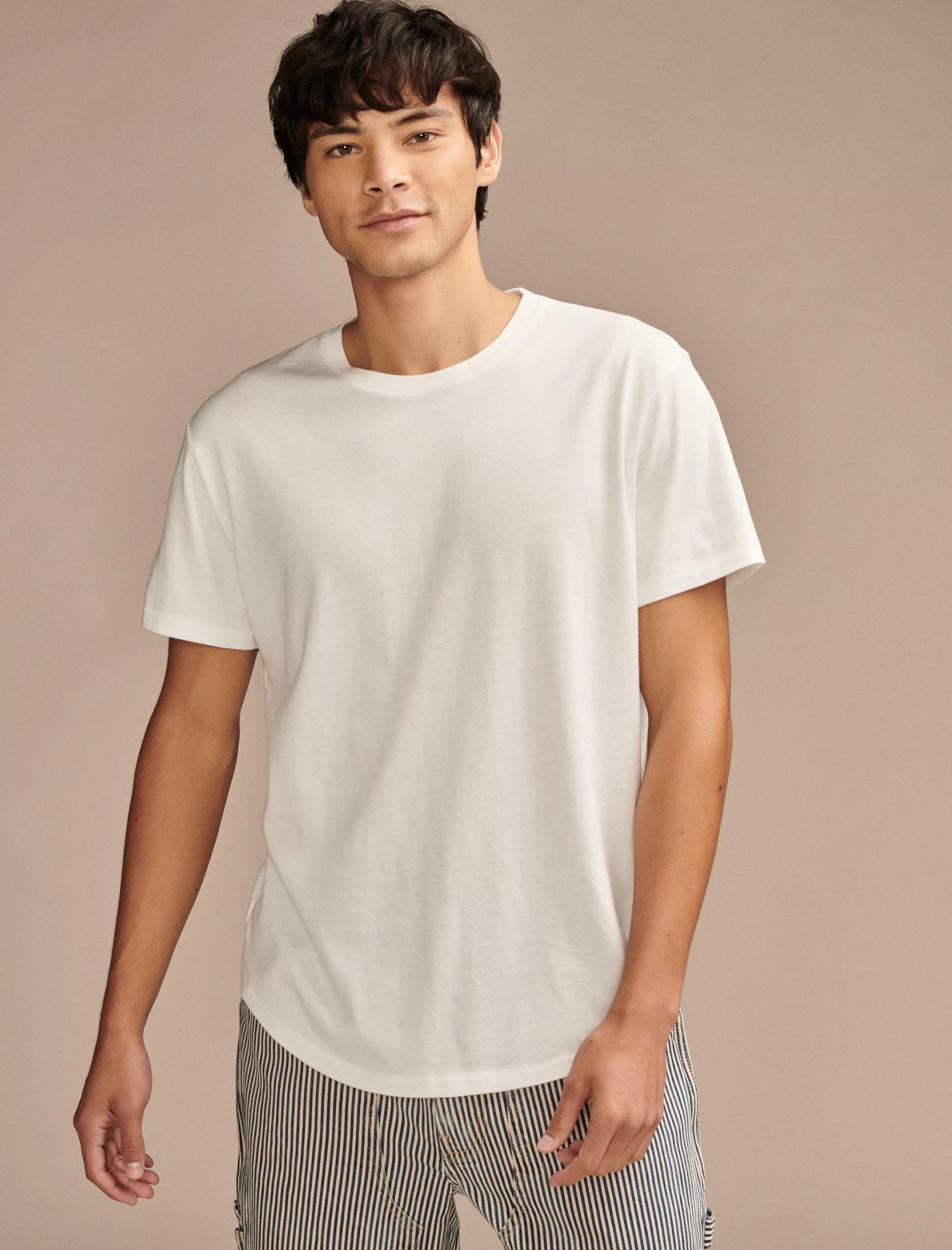 Lucky Brand Shirts & Tops*supima short sleeve crew bright white