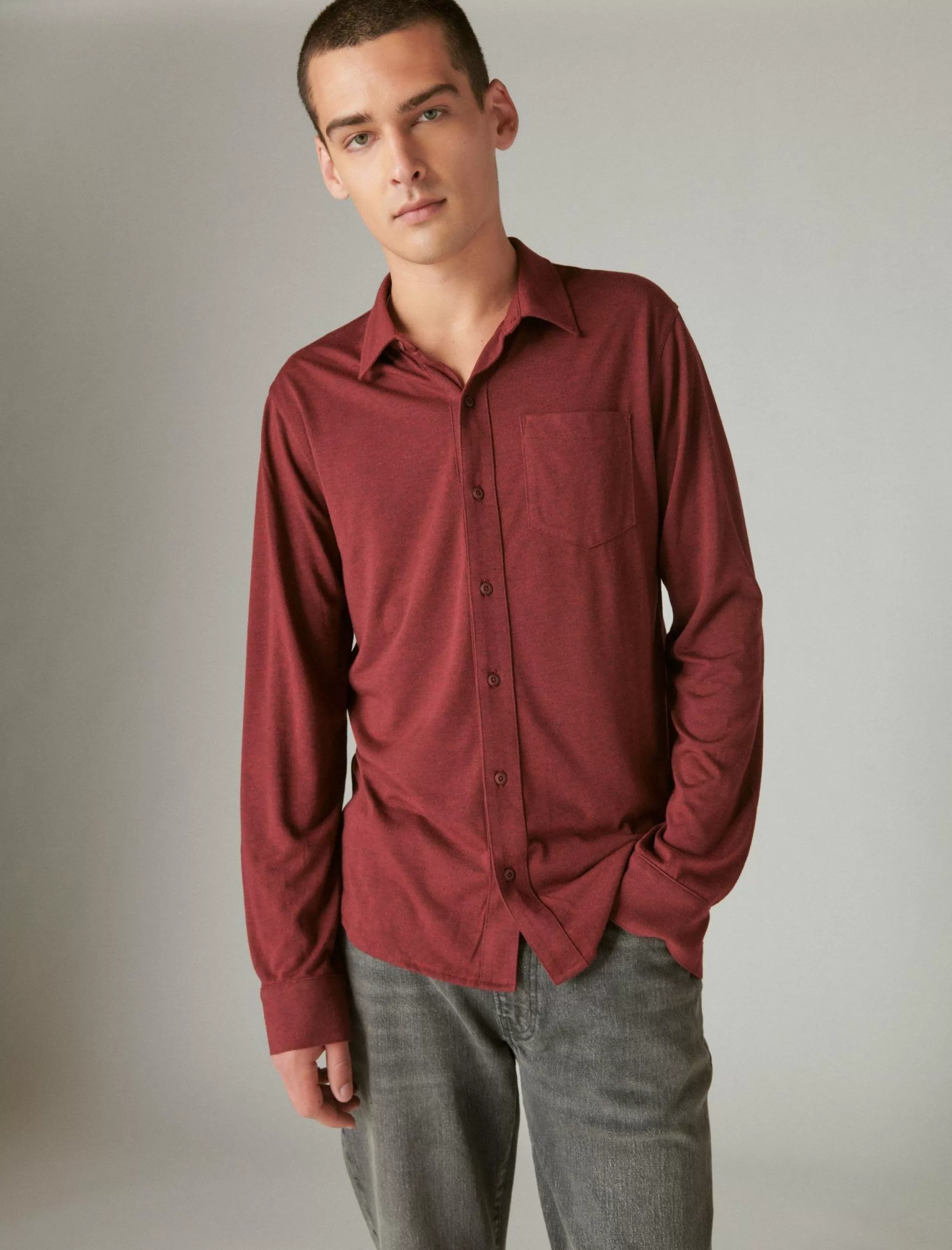 Lucky Brand Button-Downs*tencel jersey shirt port royale