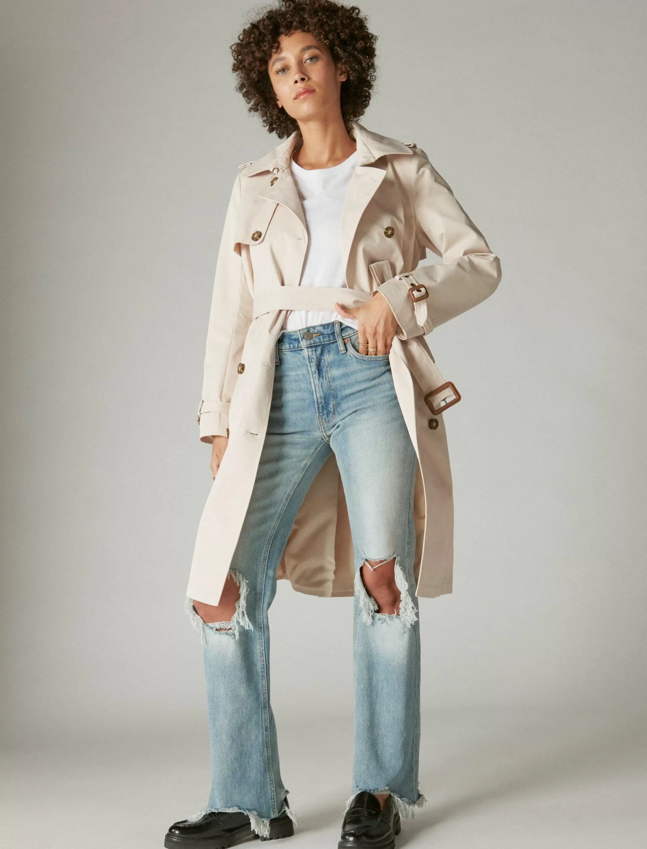 Lucky Brand Jackets & Outerwear*trench coat sand