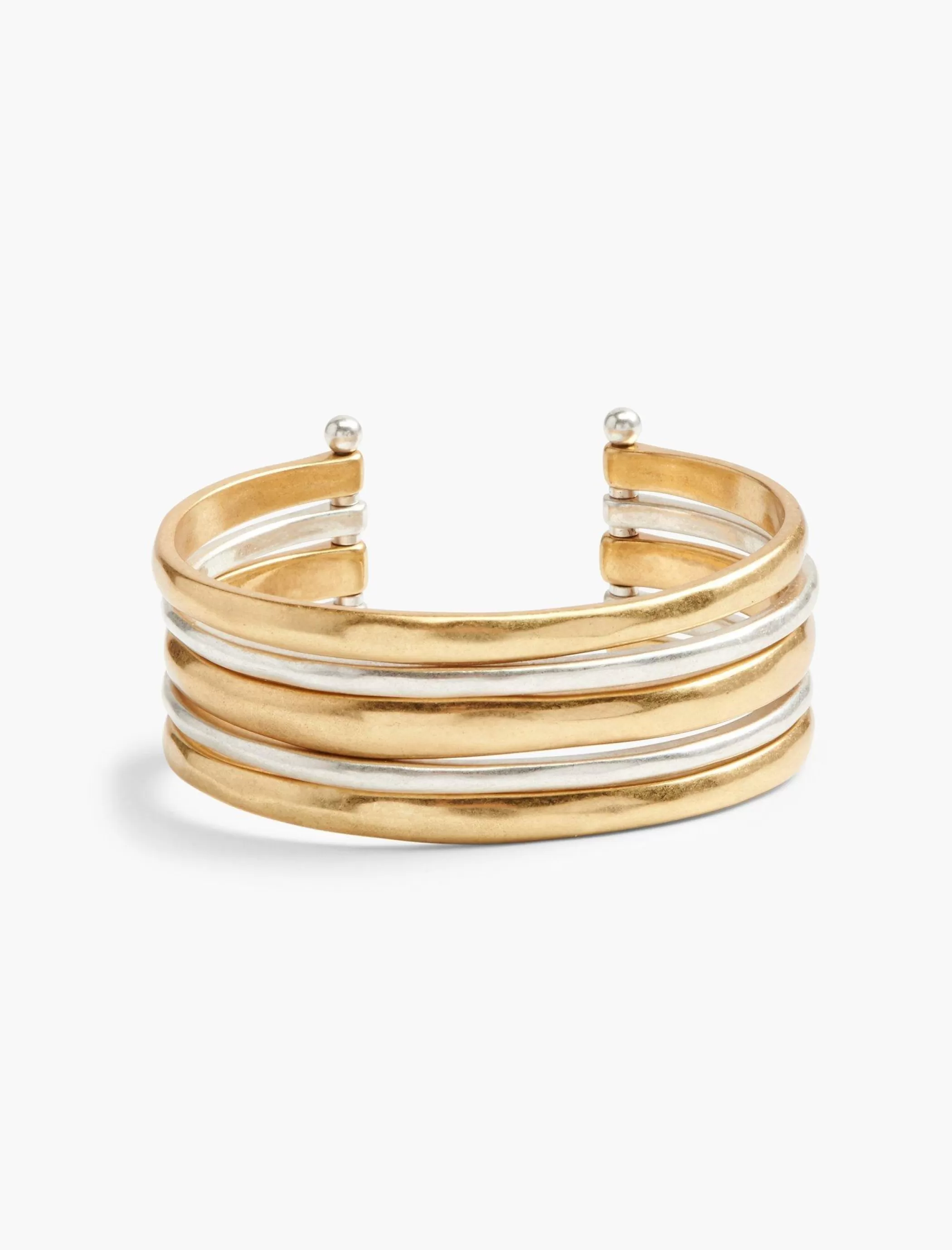 Lucky Brand Jewelry*two tone cuff multi