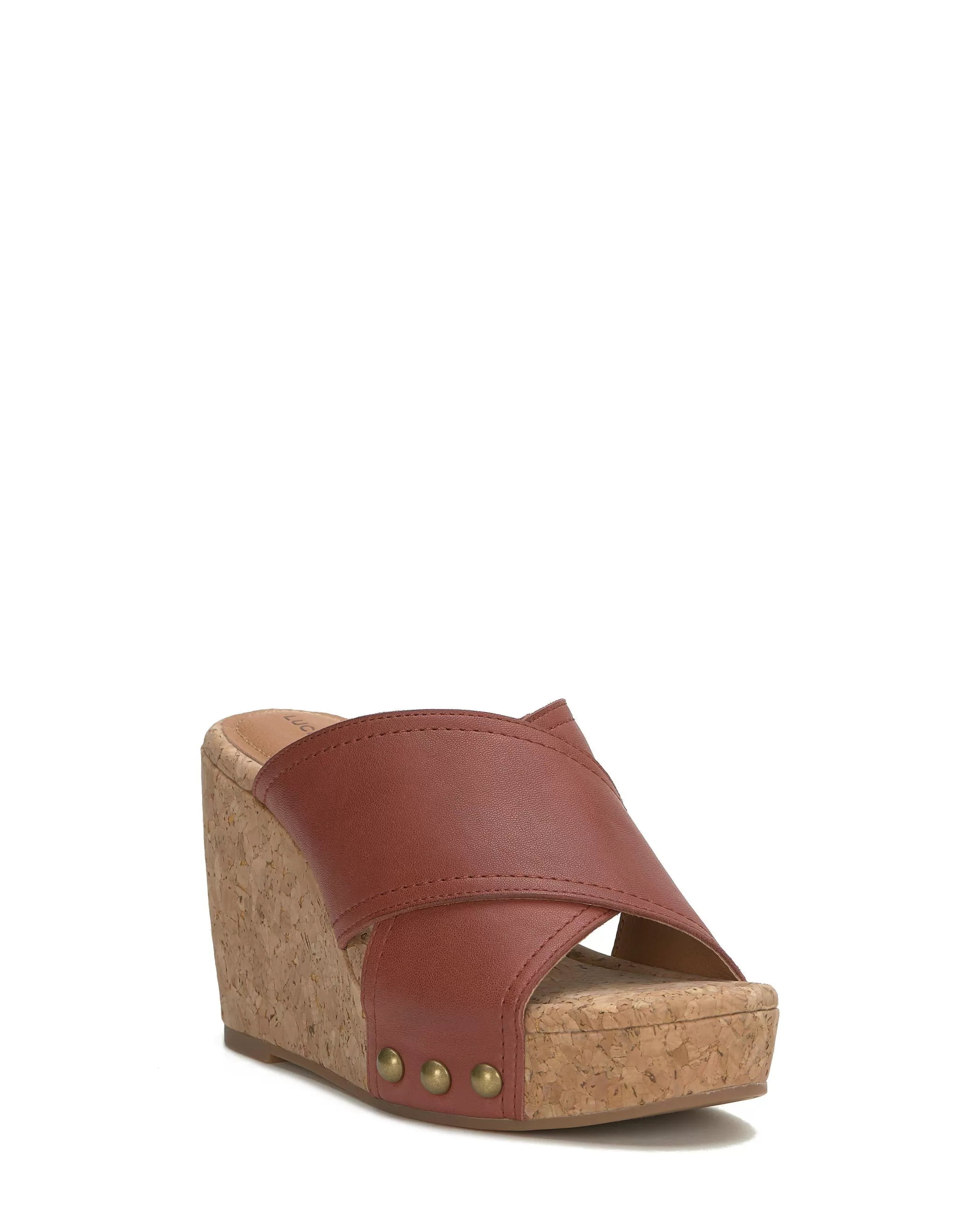 Lucky Brand Shoes*valmai cork wedge spacedye brown