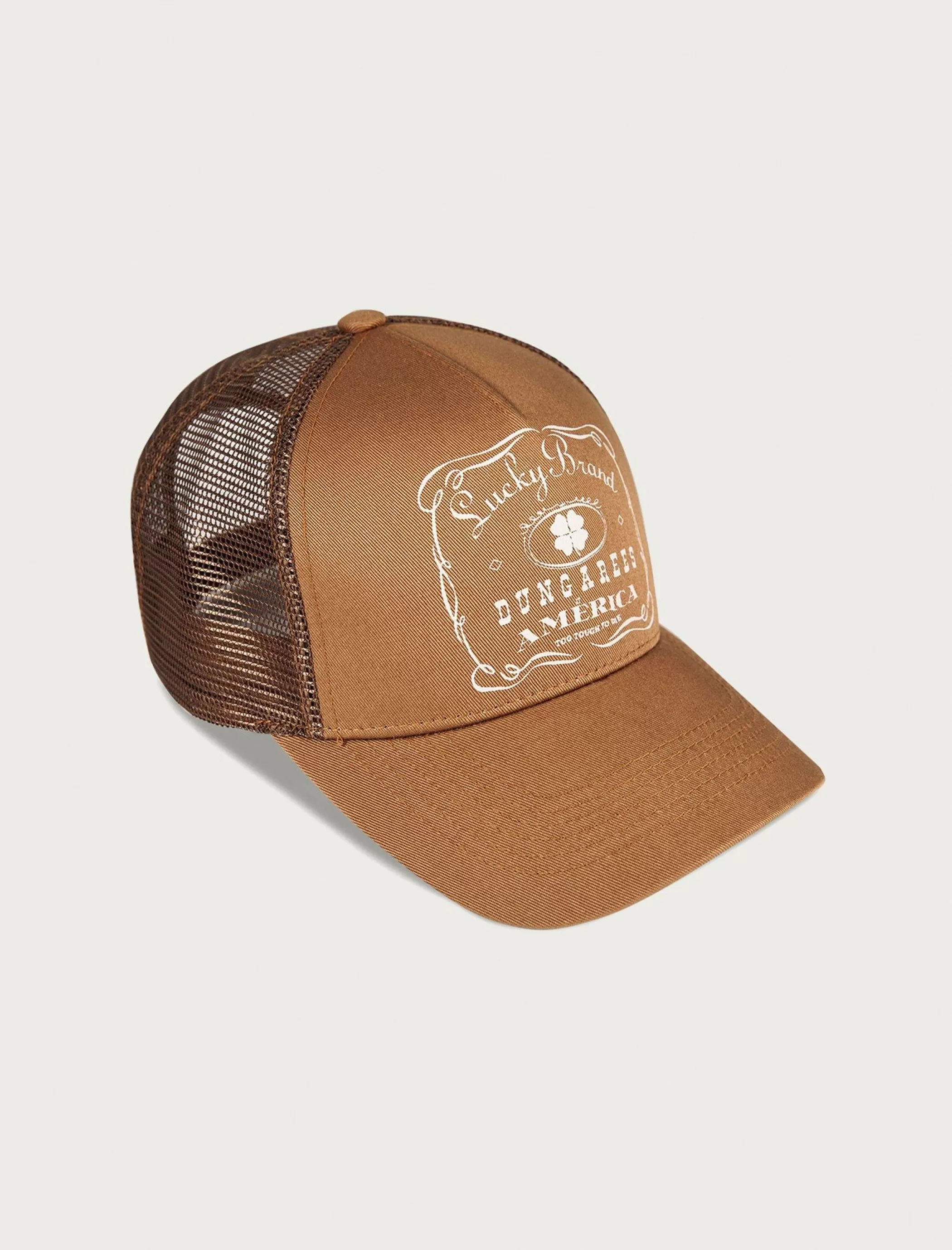 Lucky Brand Hats*vintage trucker dark brown